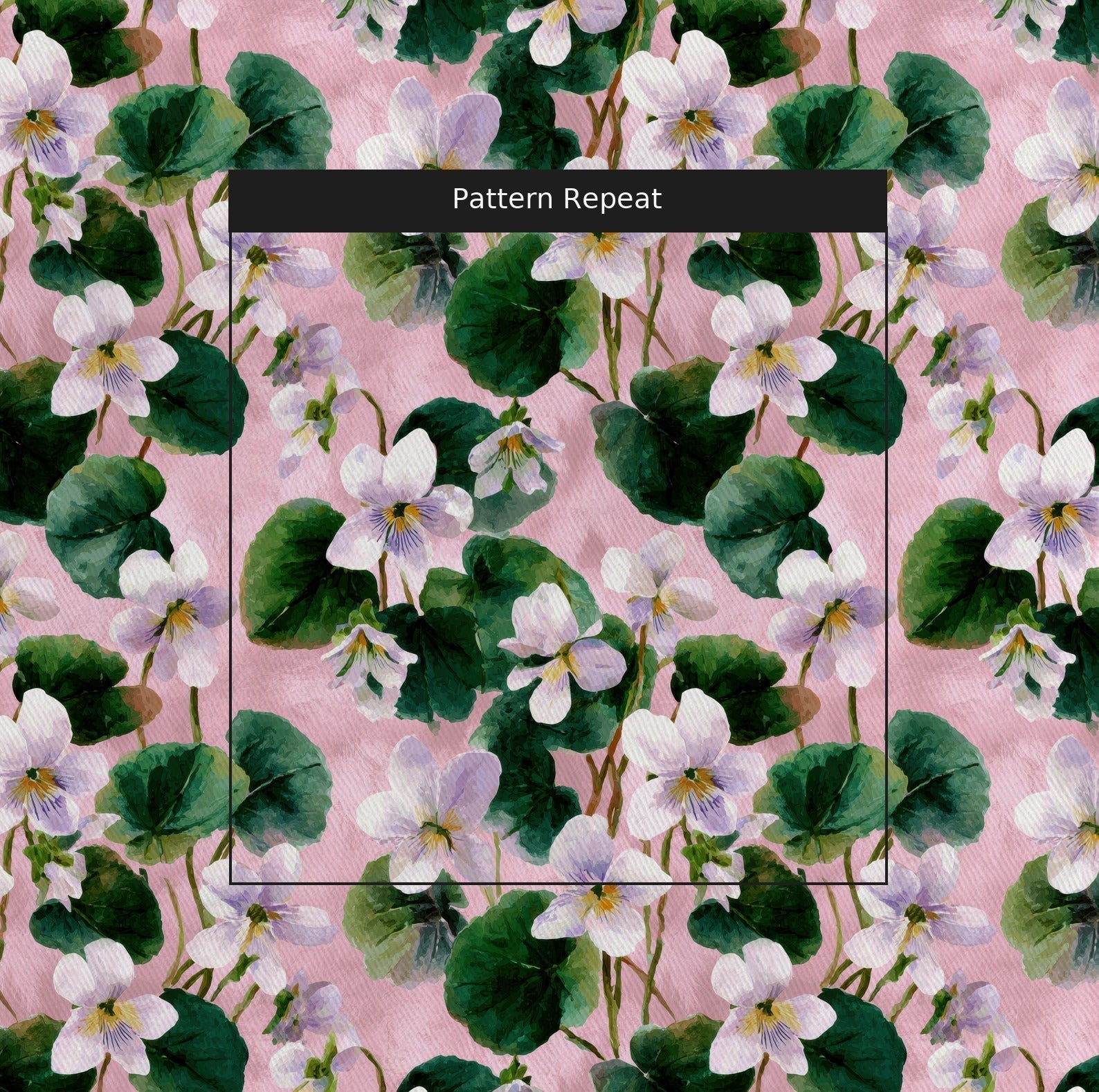 White Violets Pink - Fabric - Benton Lane Home - Lemon Park