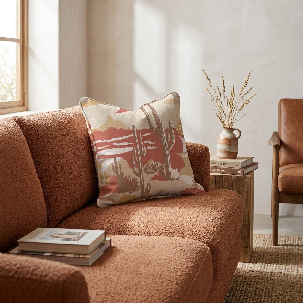 Wild Cactus Throw Pillow - Benton Lane Home - Hillcroft Home