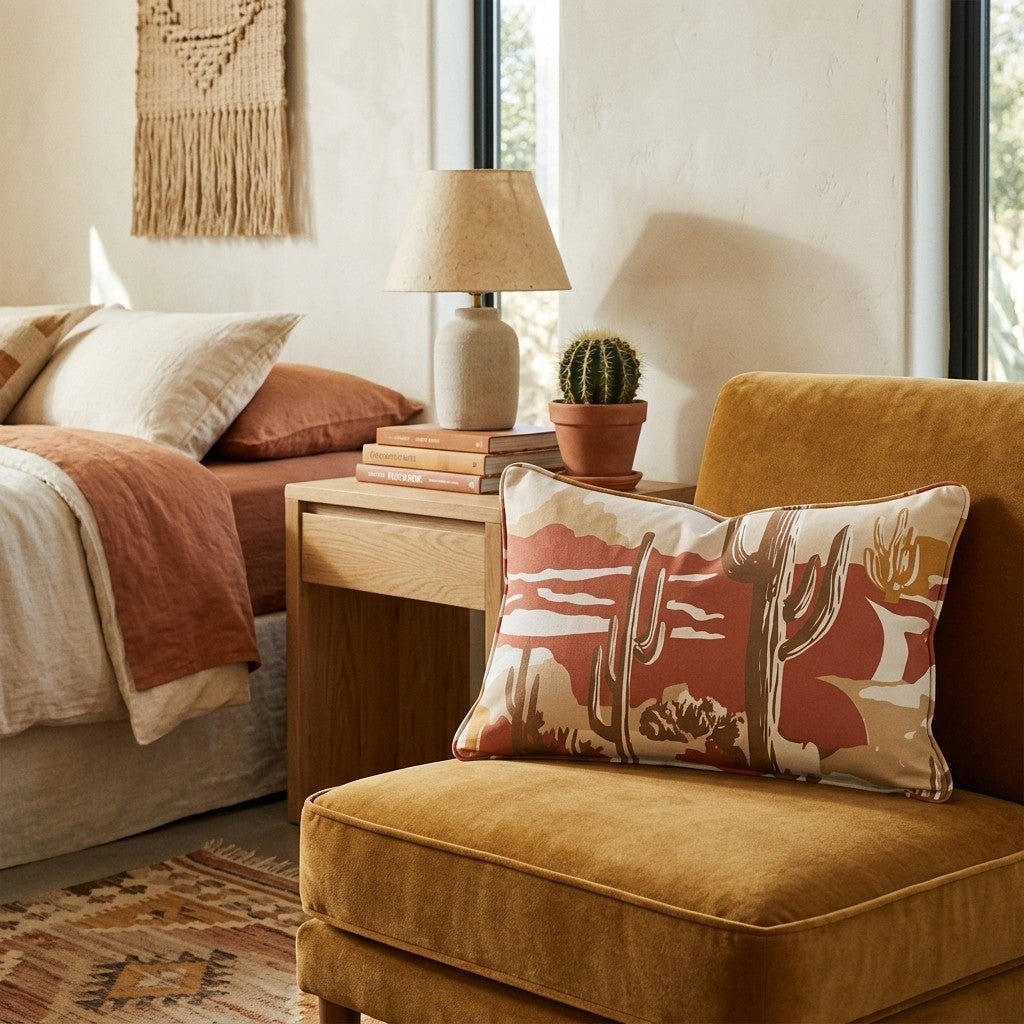 Wild Cactus Throw Pillow - Hillcroft Home