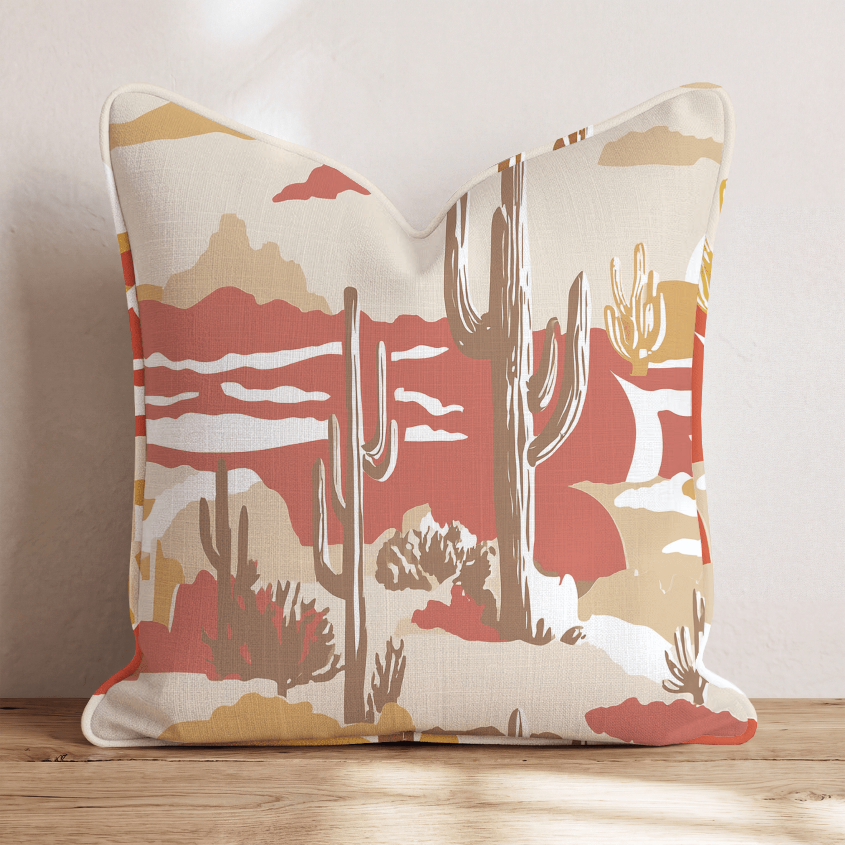 Wild Cactus Throw Pillow - Benton Lane Home - Hillcroft Home
