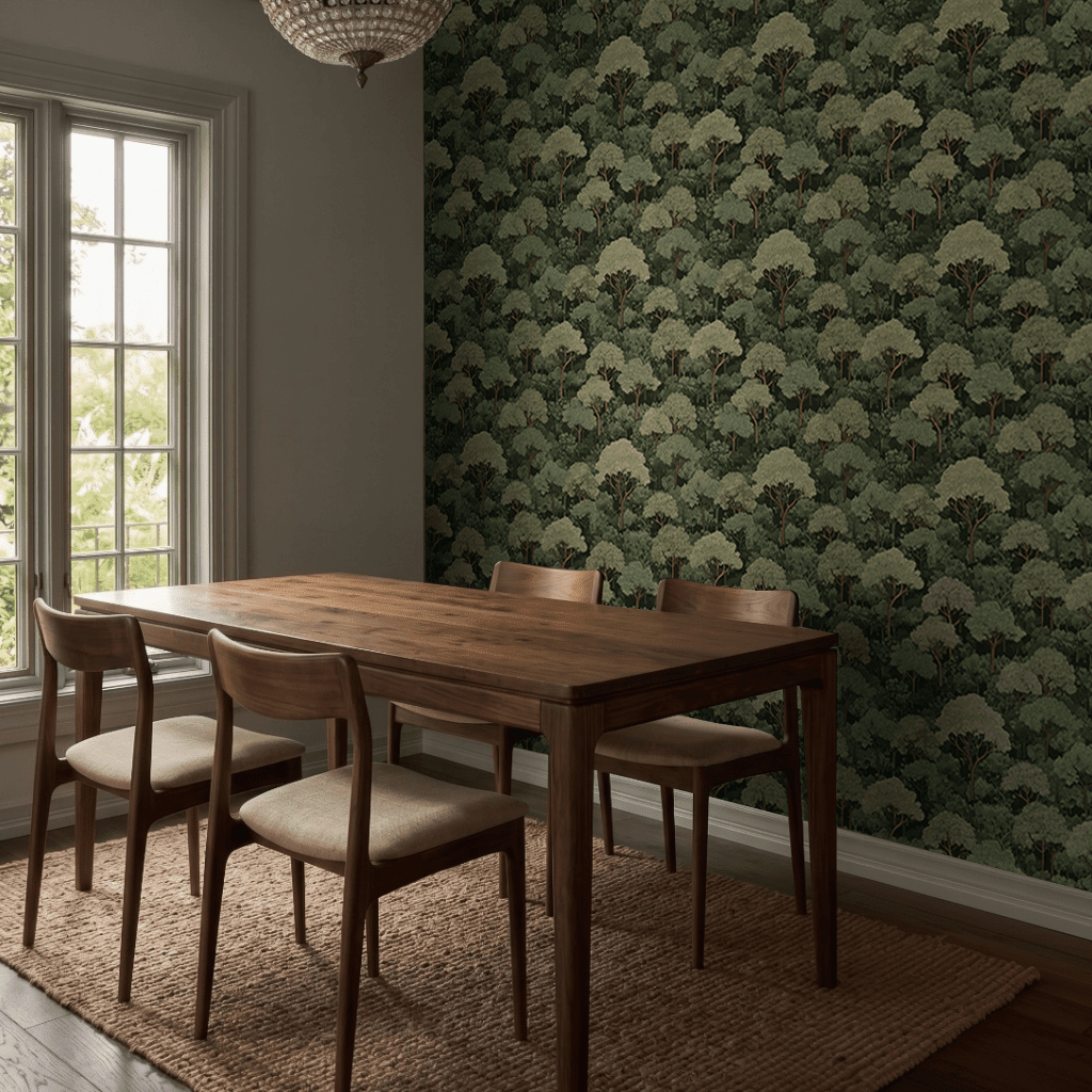 Wild Cypress Wallpaper - Painted Paper