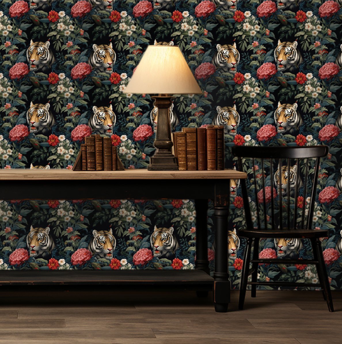Wild Elegance Wallpaper - Benton Lane Home - Painted Paper