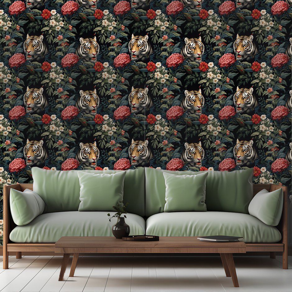 Wild Elegance Wallpaper - Benton Lane Home - Painted Paper
