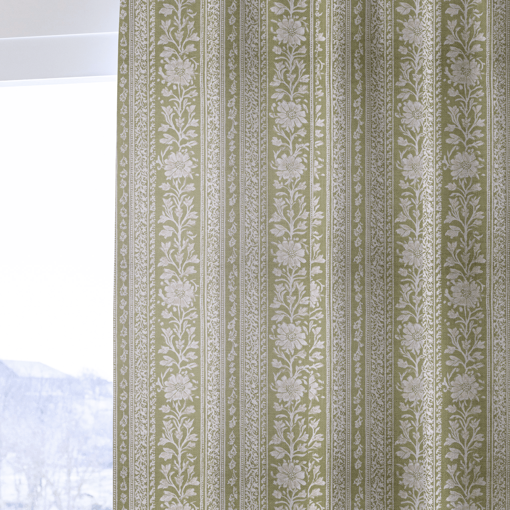 Wild Fern - Drapery - Benton Lane Home - Lemon Park