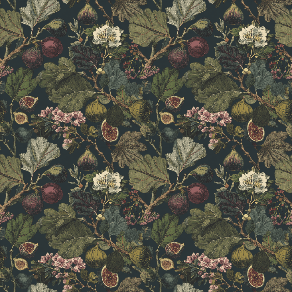 Wild Fig Grove 12" Wallpaper - Benton Lane Home - Benton Lane