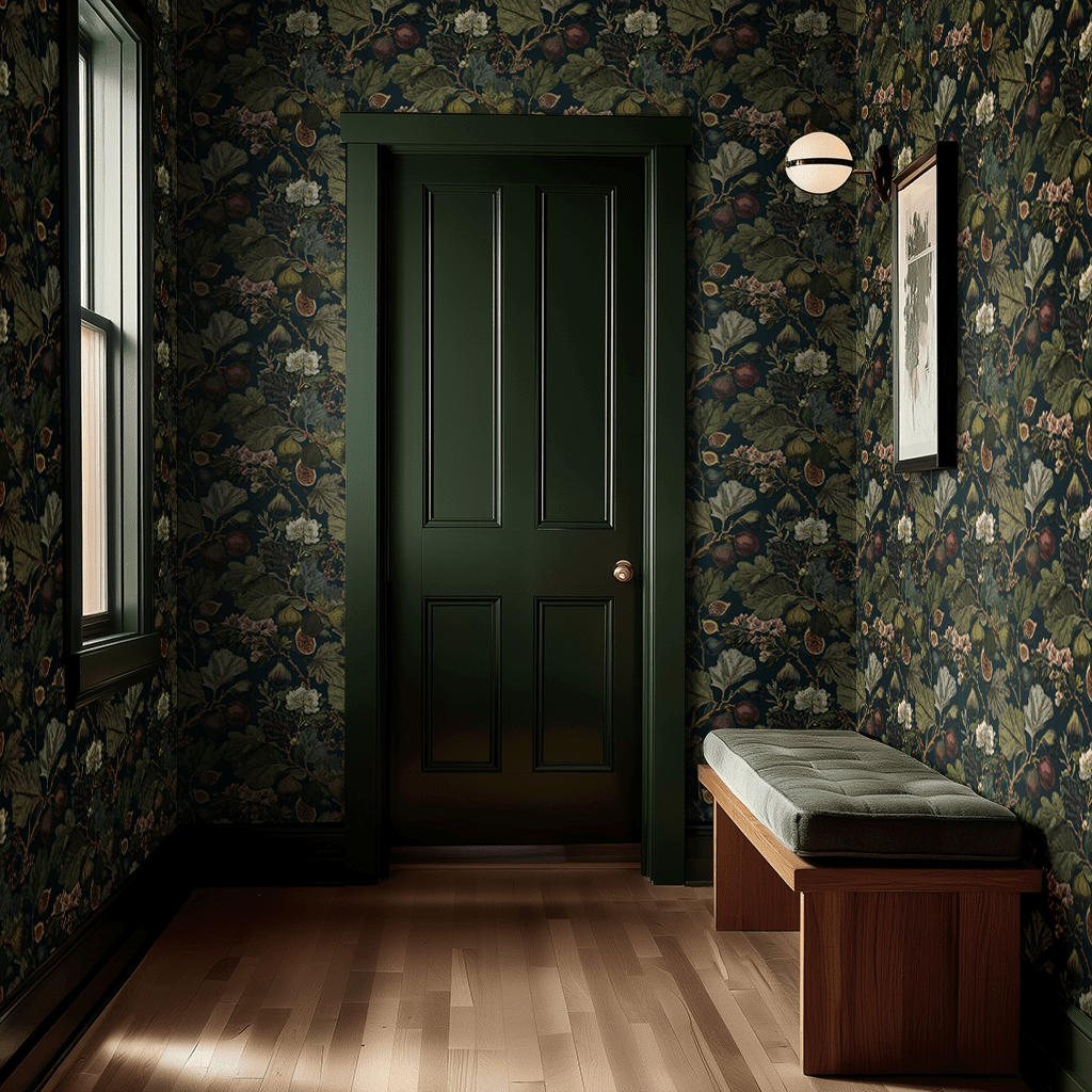 Wild Fig Grove Wallpaper - Benton Lane Home - Painted Paper