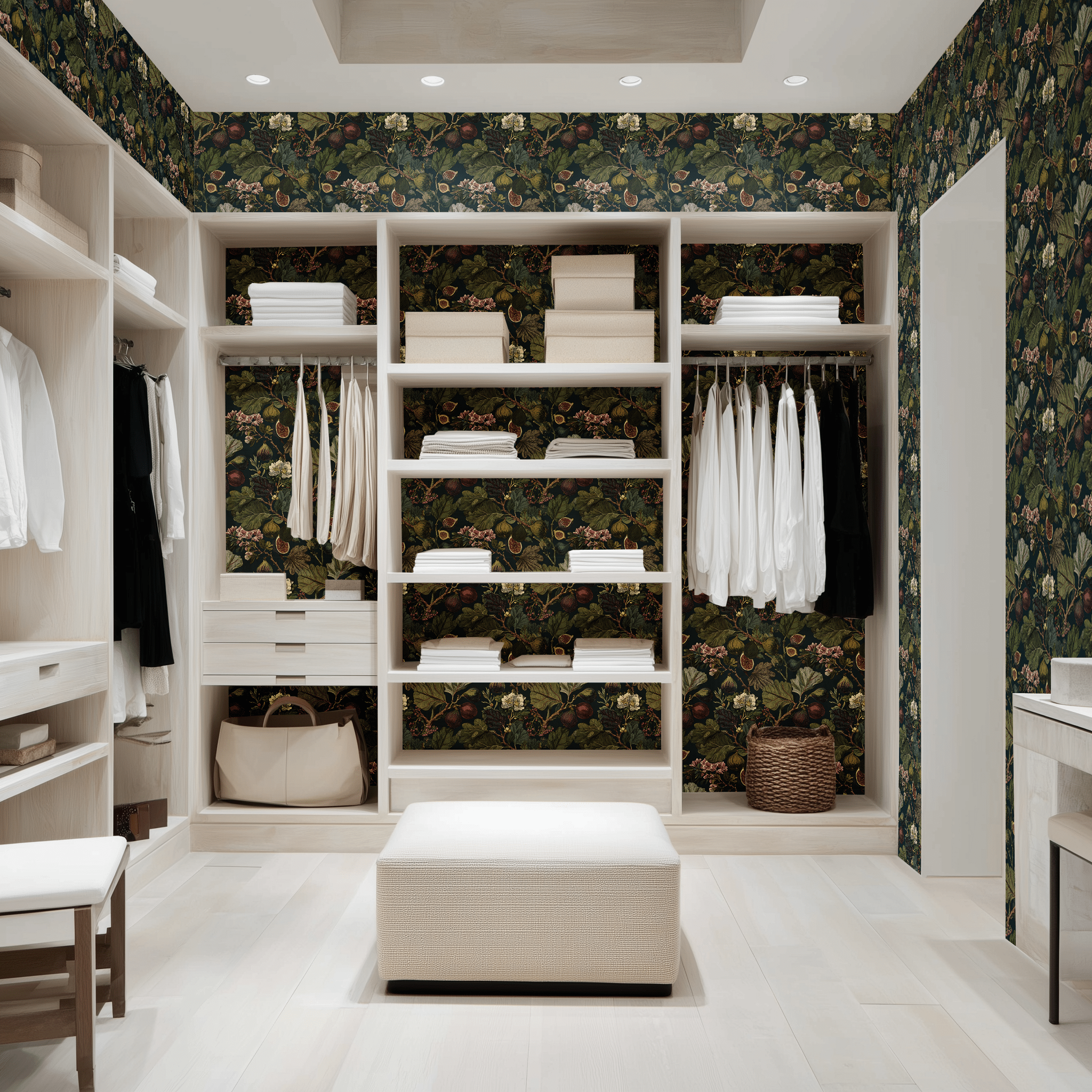 Wild Fig Grove Wallpaper - Benton Lane Home - Painted Paper