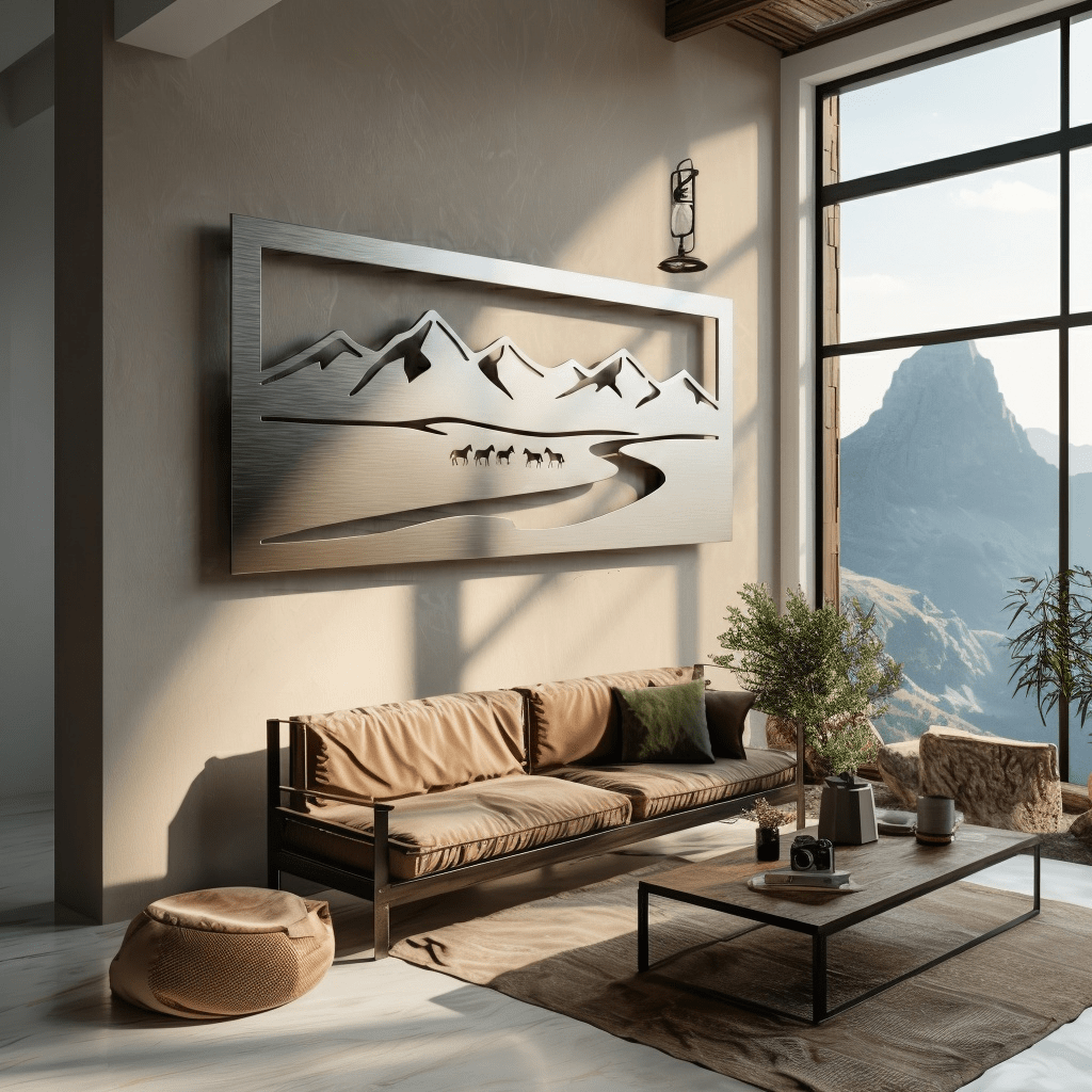 Wild Horses - Metal Wall Art - Benton Lane Home - Carbon Designs