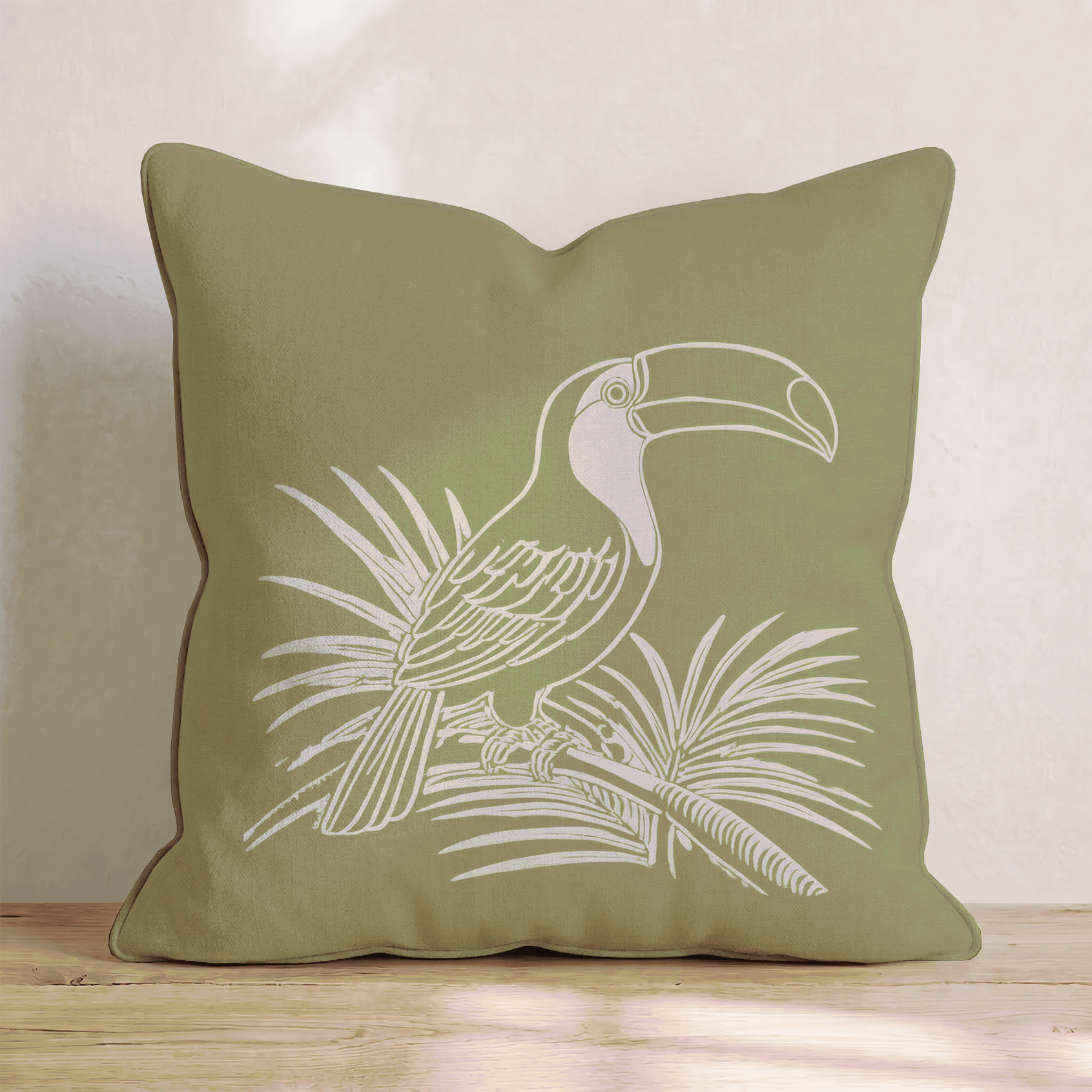 Wild Toucan Throw Pillow - Benton Lane Home - Hillcroft Home