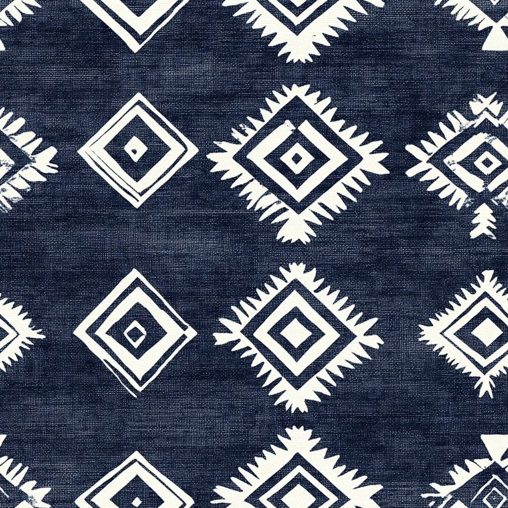 Wilder Blue Wallpaper - Benton Lane Home - Painted Paper