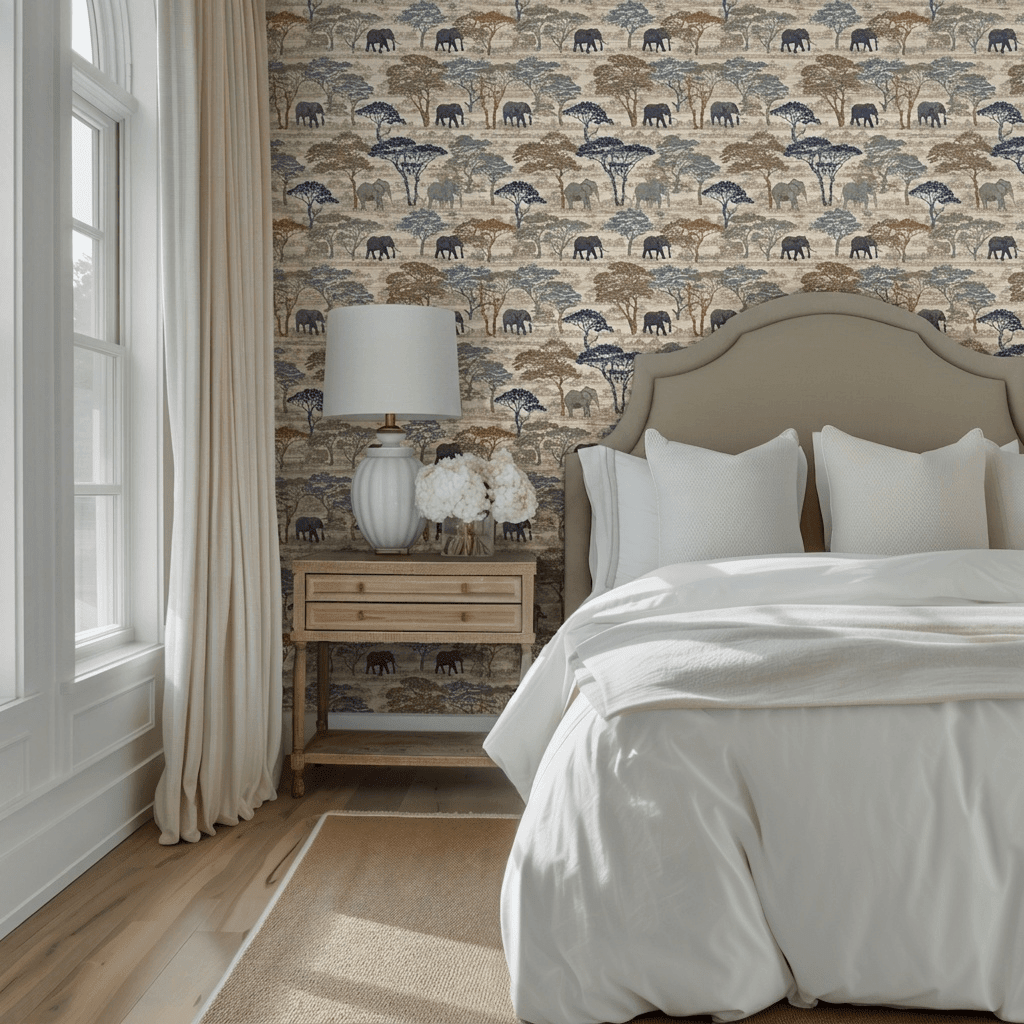 Wilder Faux Grasscloth Wallpaper - Benton Lane Home - Painted Paper