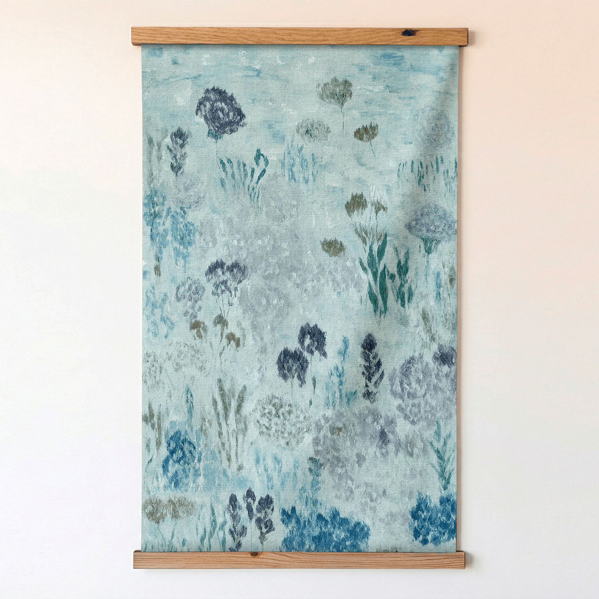 Wildflower Linen (Blue) - Tapestry - Benton Lane Home - Lemon Park