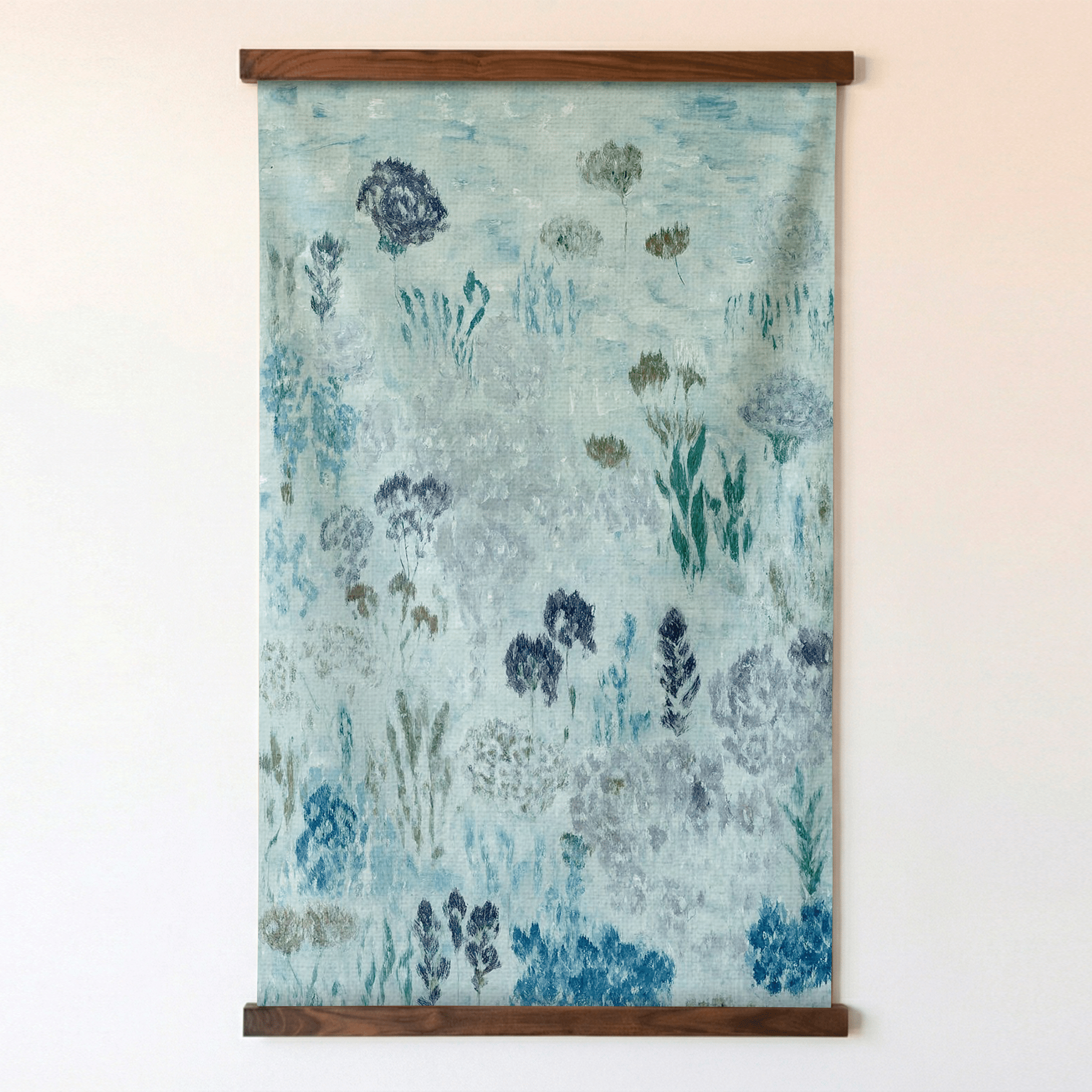 Wildflower Linen (Blue) - Tapestry - Benton Lane Home - Lemon Park