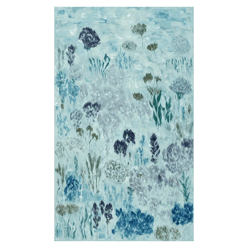 Wildflower Linen (Blue) - Tapestry - Benton Lane Home - Lemon Park
