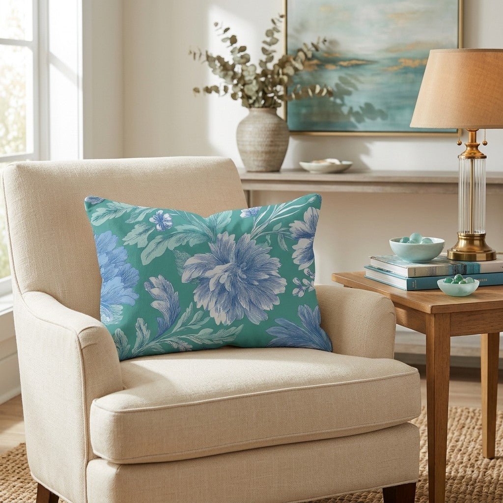 Wildflower Mix Throw Pillow - Hillcroft Home
