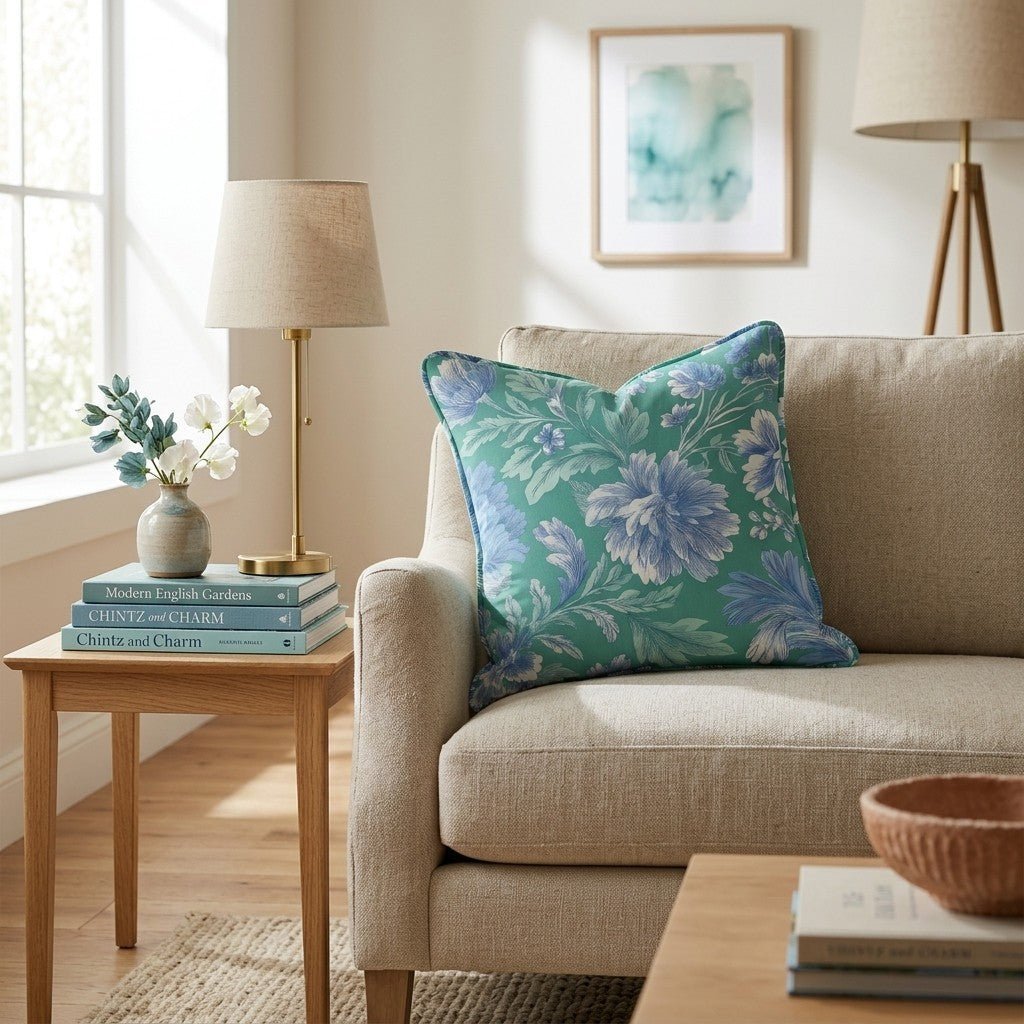 Wildflower Mix Throw Pillow - Benton Lane Home - Hillcroft Home