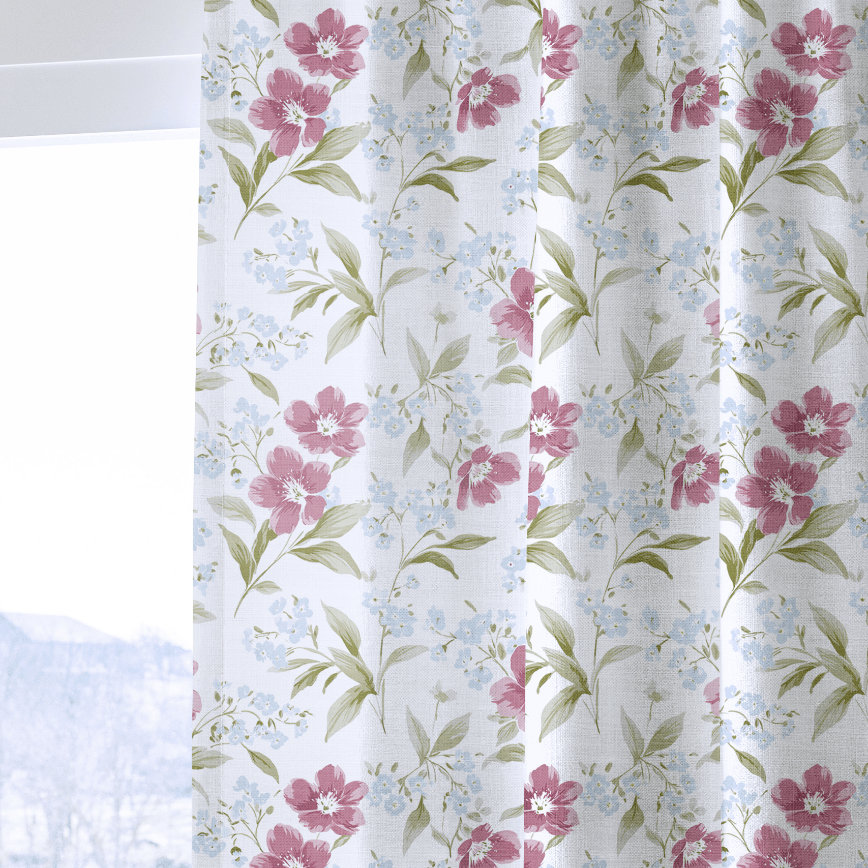 Wildflower Waltz - Drapery - Benton Lane Home - Lemon Park