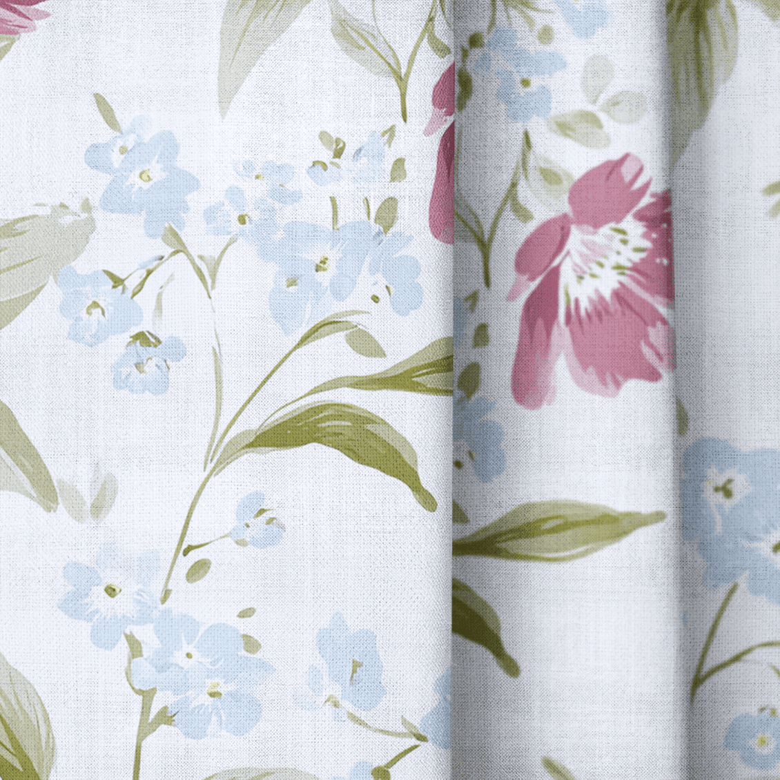 Wildflower Waltz - Drapery - Benton Lane Home - Lemon Park