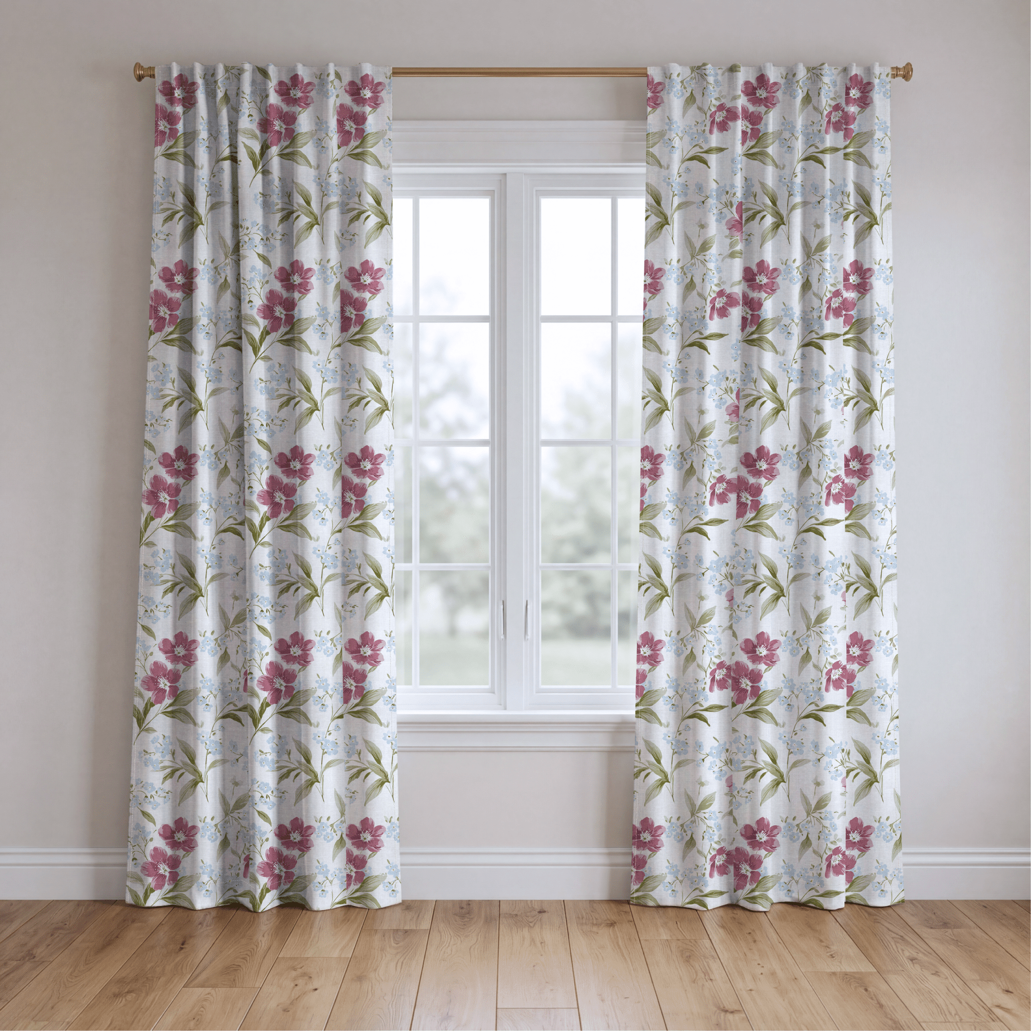 Wildflower Waltz - Drapery - Benton Lane Home - Lemon Park