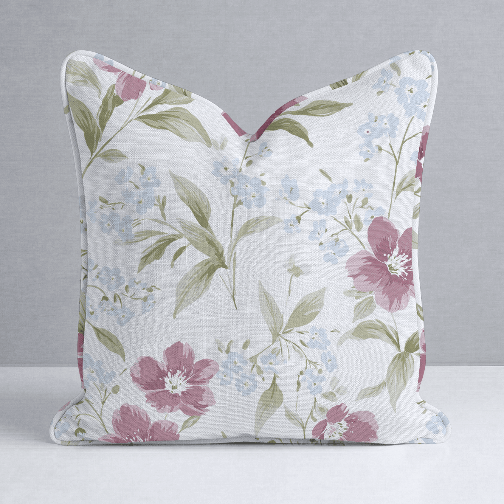 Wildflower Waltz Throw Pillow - Benton Lane Home - Lemon Park