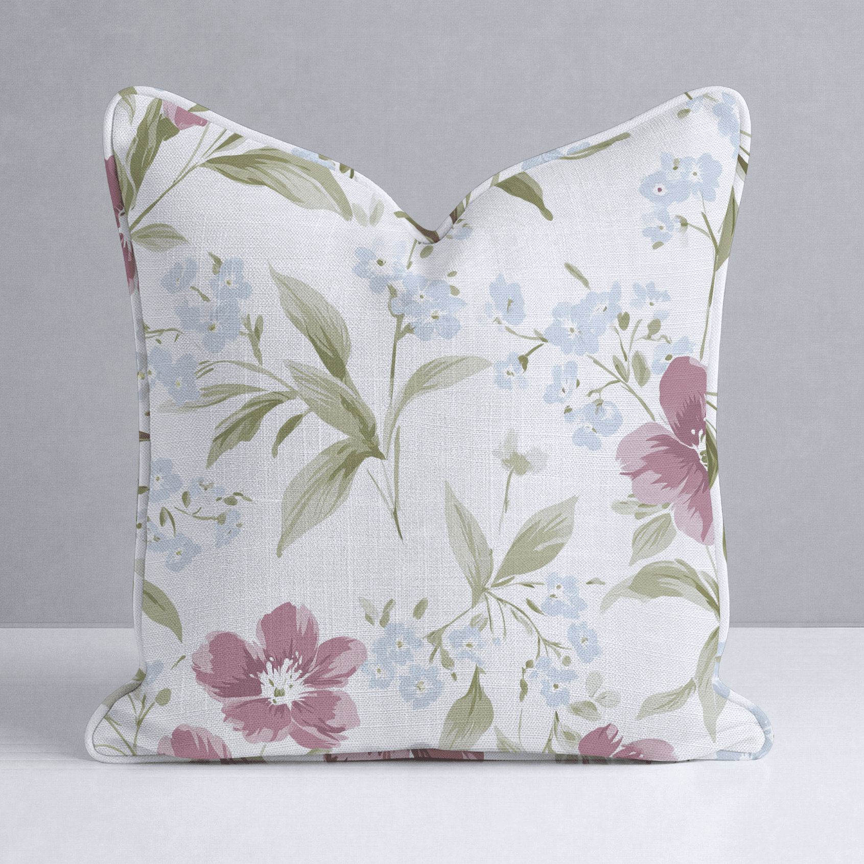 Wildflower Waltz Throw Pillow - Benton Lane Home - Lemon Park