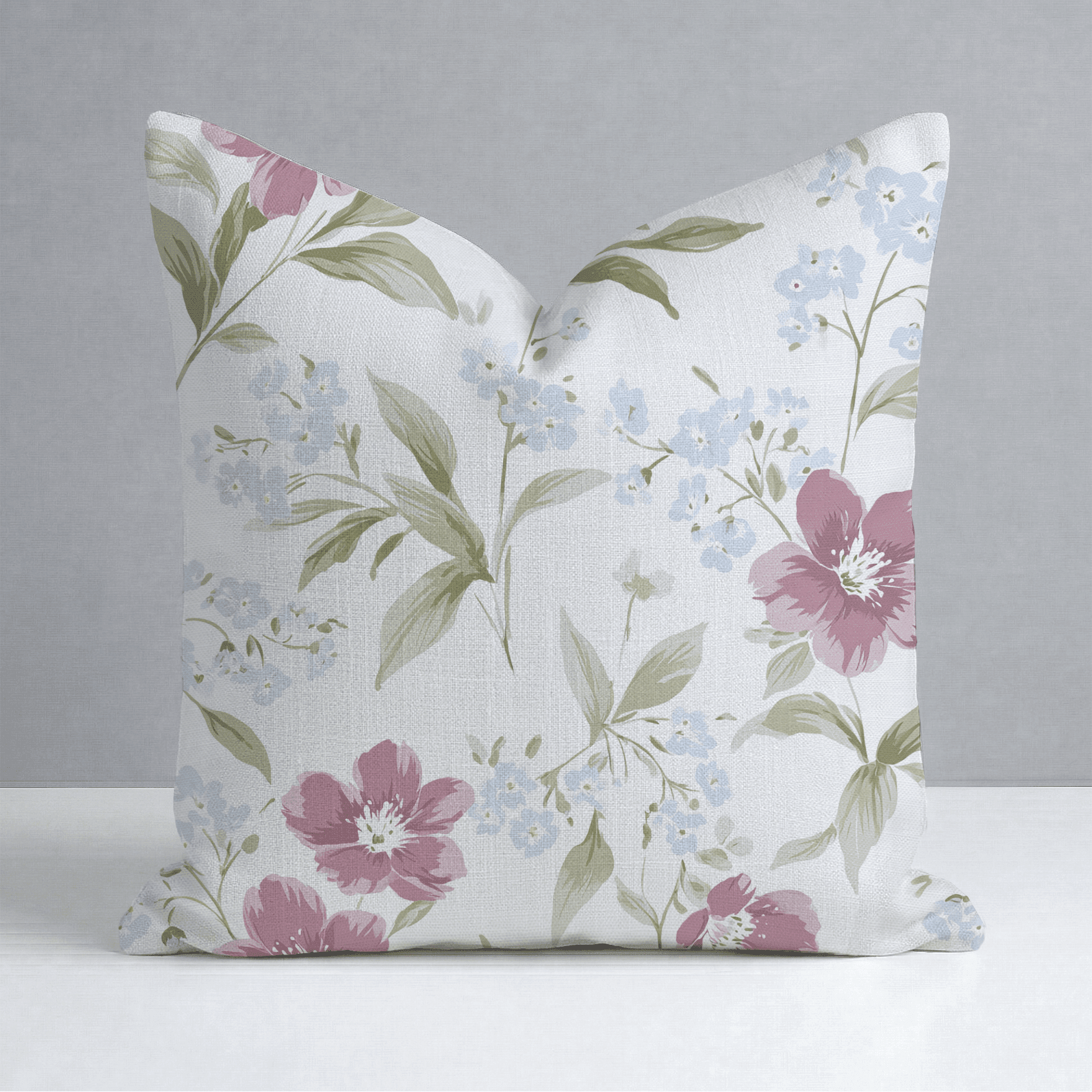 Wildflower Waltz Throw Pillow - Benton Lane Home - Lemon Park