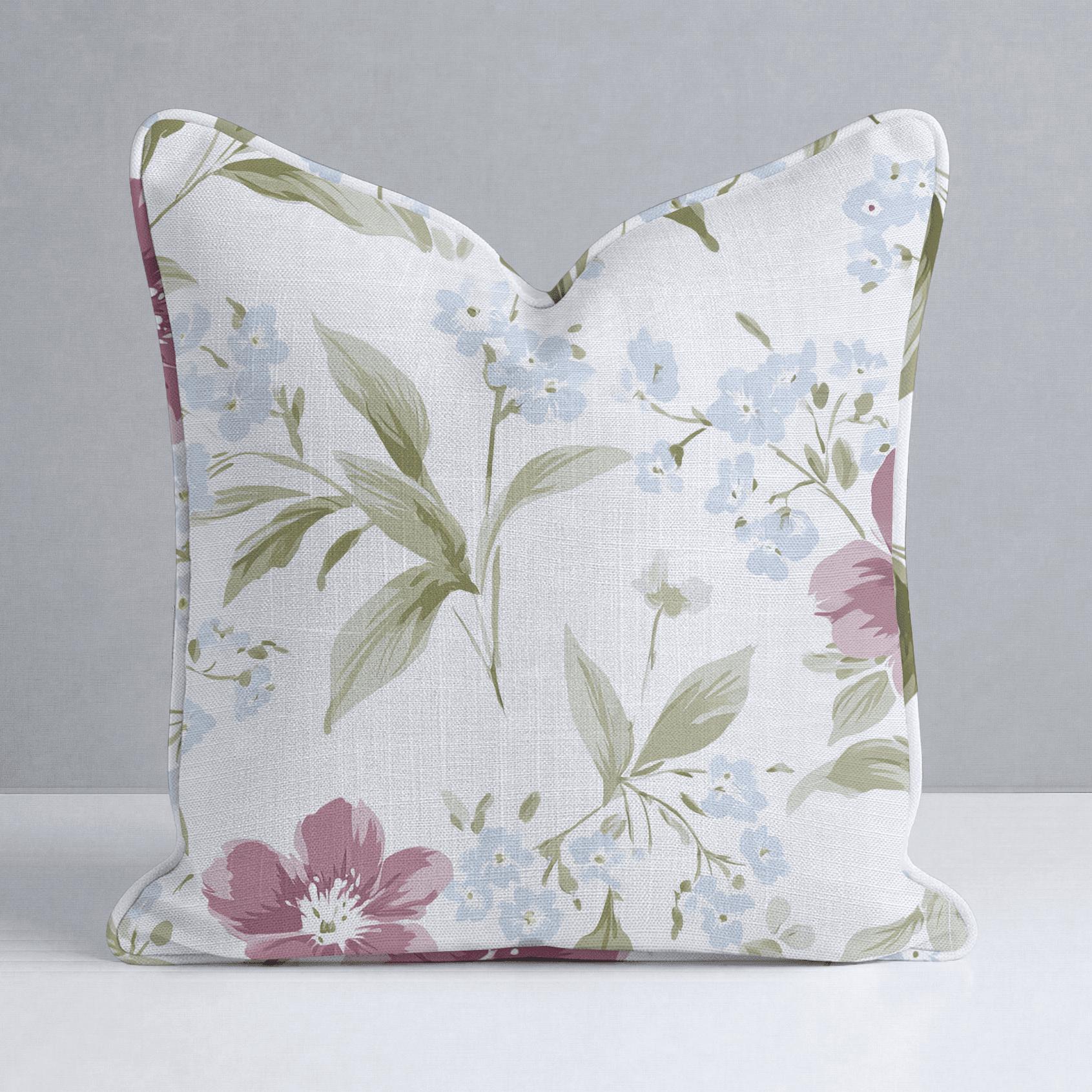 Wildflower Waltz Throw Pillow - Benton Lane Home - Lemon Park