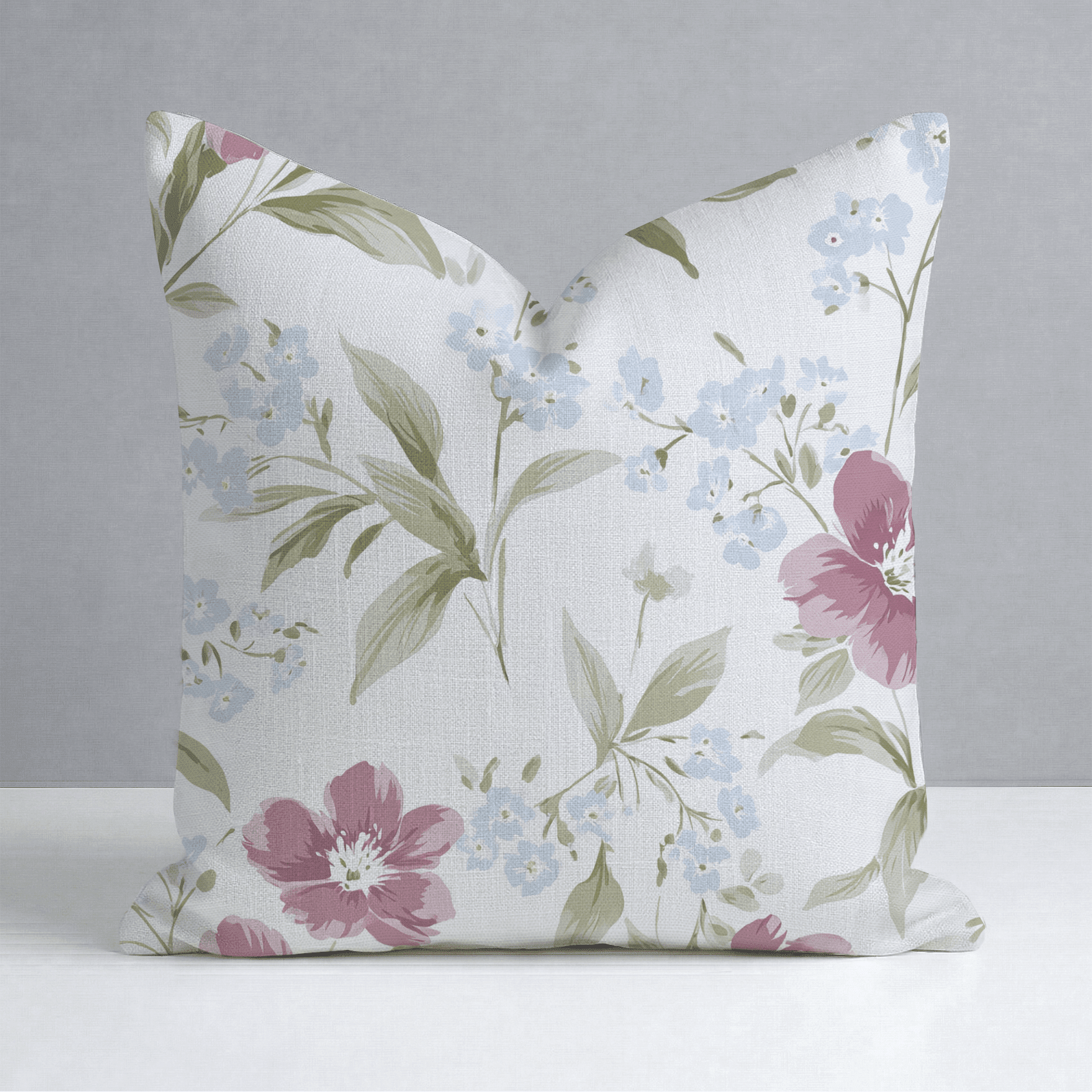 Wildflower Waltz Throw Pillow - Benton Lane Home - Lemon Park