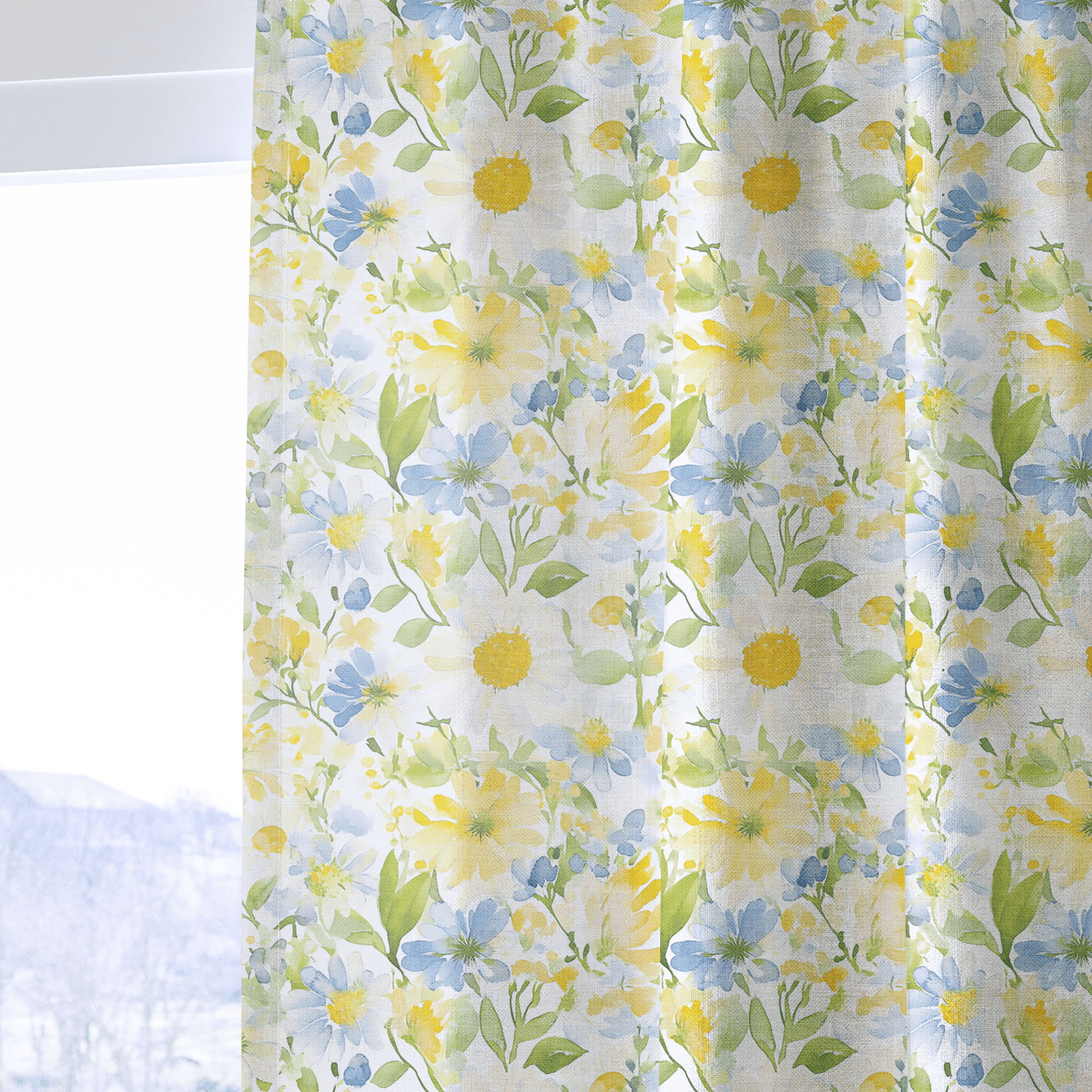 Wildflower Whimsy - Drapery - Benton Lane Home - Lemon Park