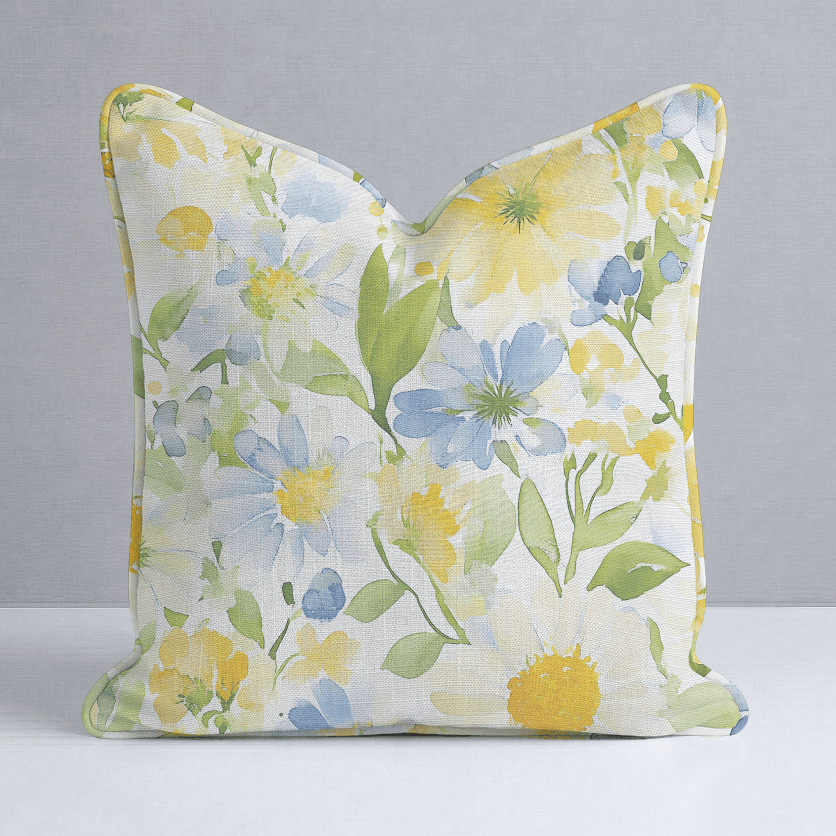 Wildflower Whimsy Throw Pillow - Benton Lane Home - Lemon Park