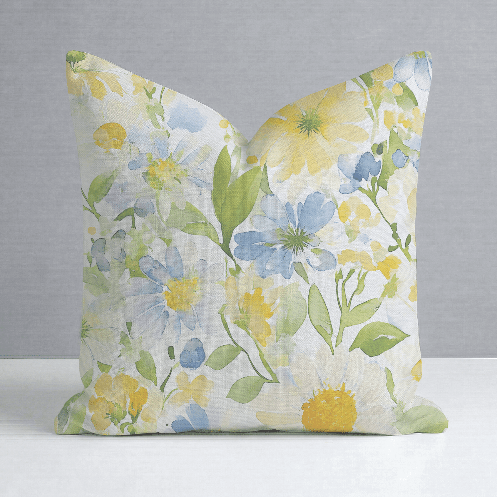 Wildflower Whimsy Throw Pillow - Benton Lane Home - Lemon Park