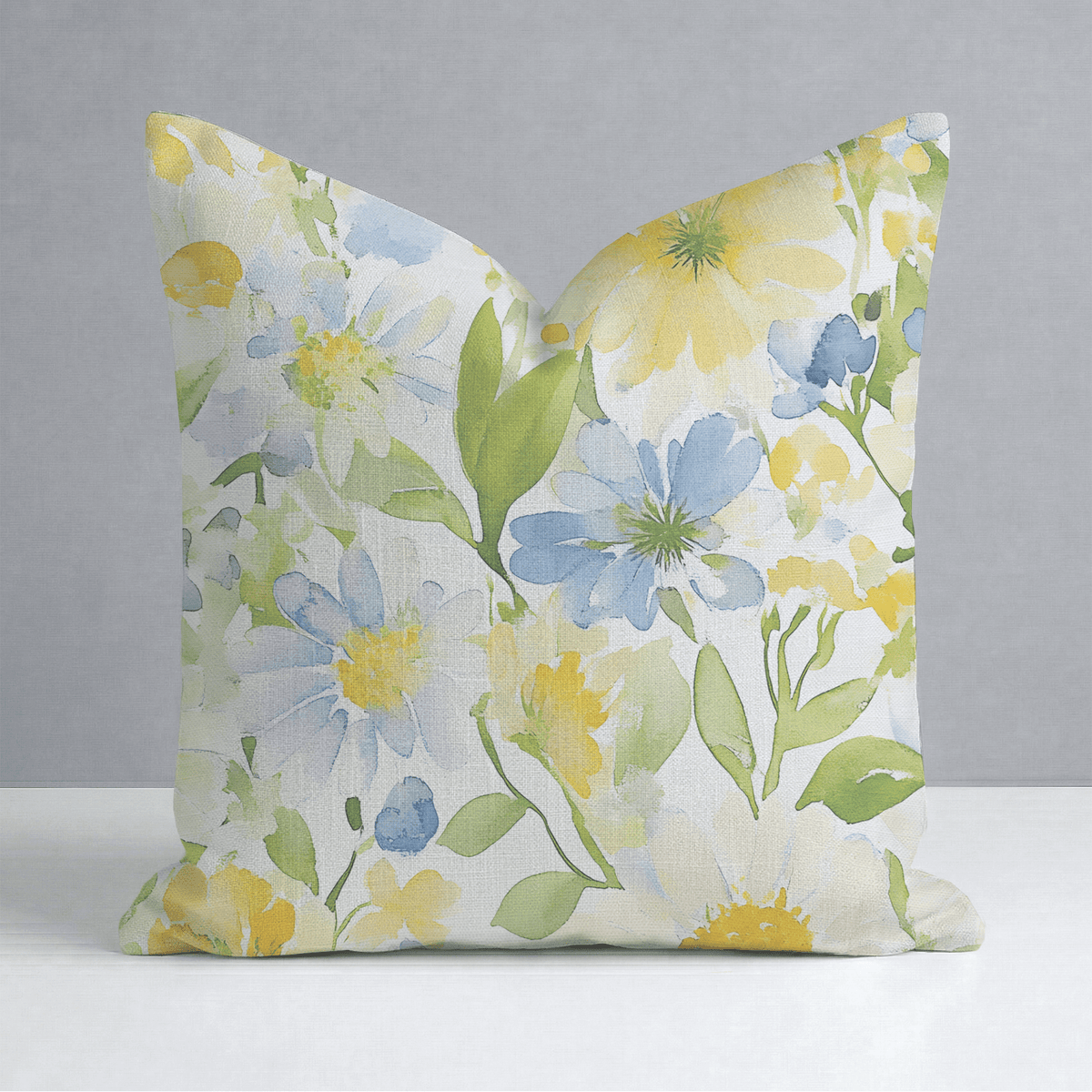Wildflower Whimsy Throw Pillow - Lemon Park