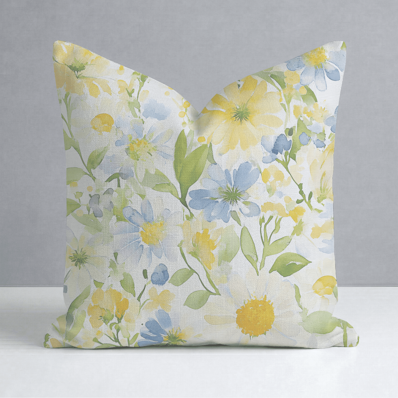 Wildflower Whimsy Throw Pillow - Benton Lane Home - Lemon Park