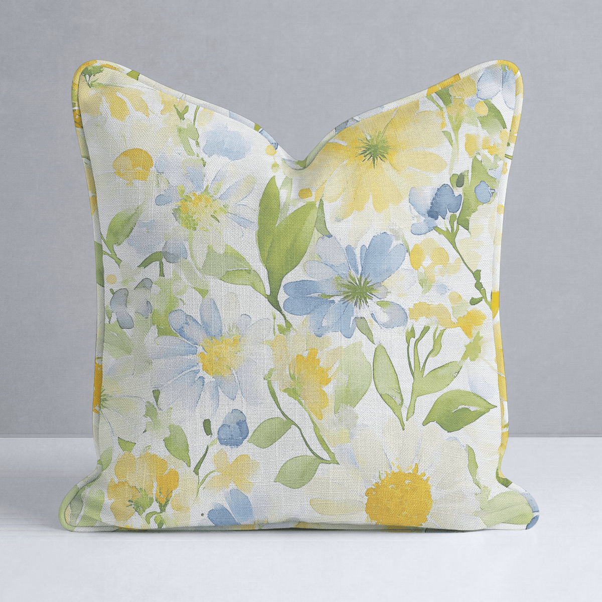 Wildflower Whimsy Throw Pillow - Lemon Park