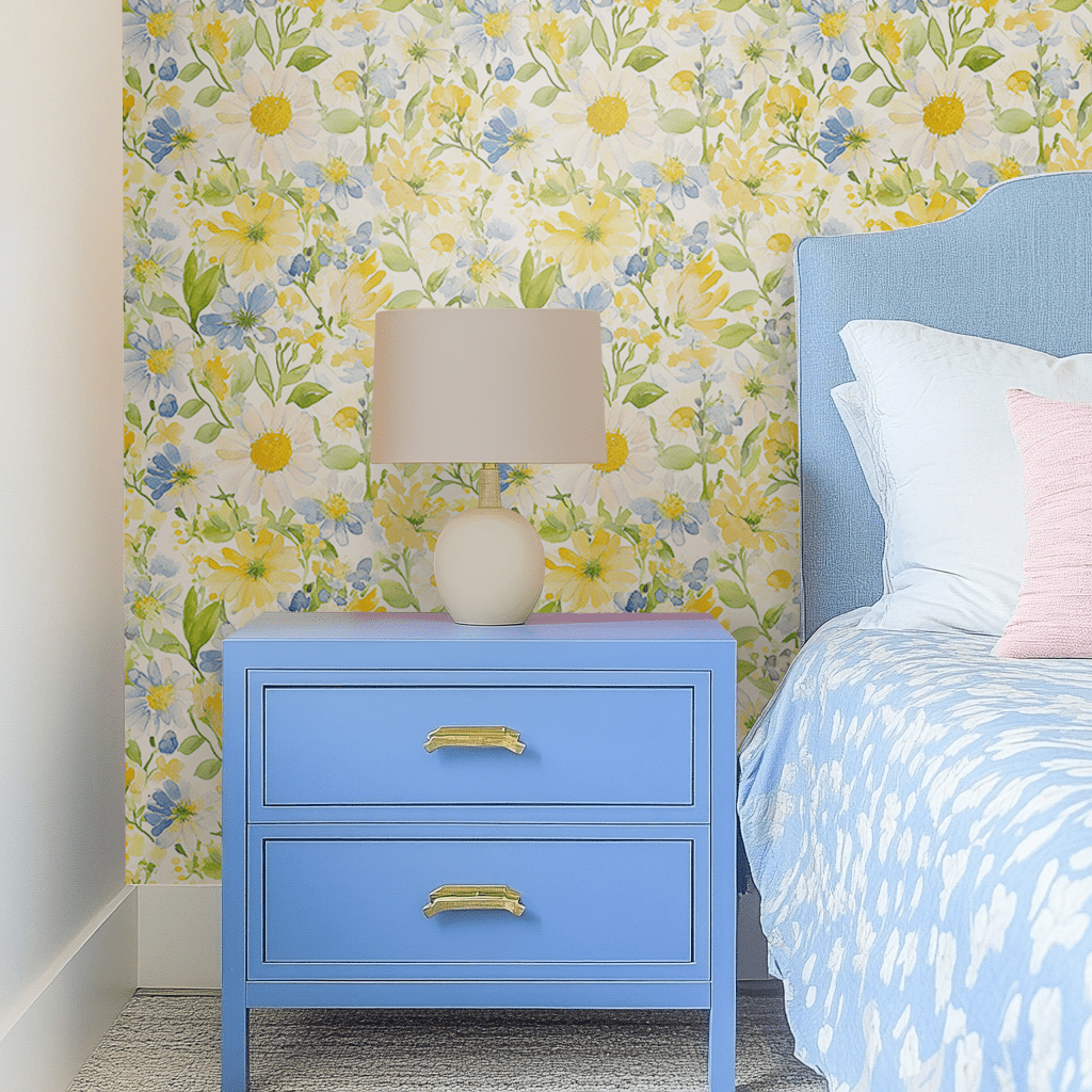 Wildflower Whimsy Wallpaper - Benton Lane Home - Lemon Park