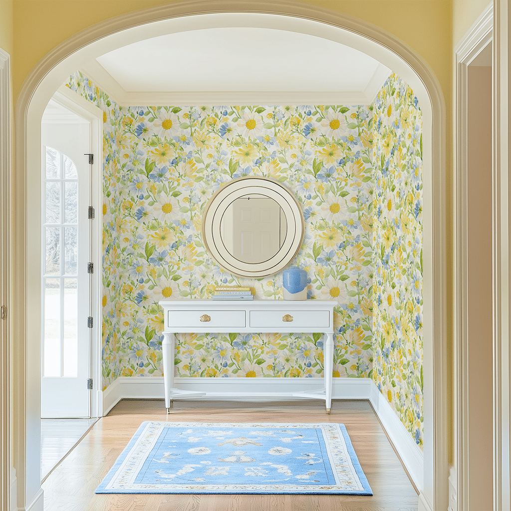 Wildflower Whimsy Wallpaper - Benton Lane Home - Lemon Park