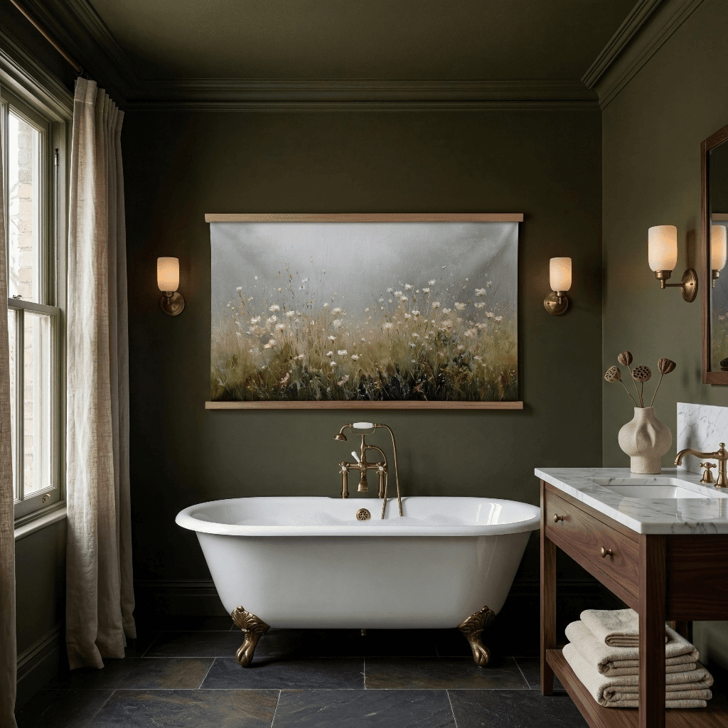 Wildflowers Fade - Tapestry - Benton Lane Home - Painted Paper