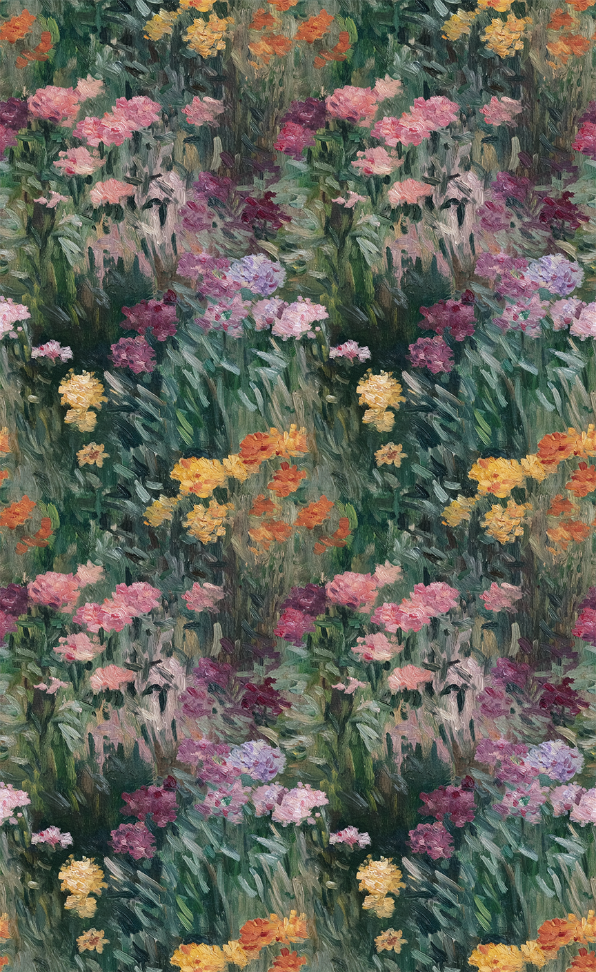 Wildflowers - Wall Mural - Benton Lane Home - Lemon Park