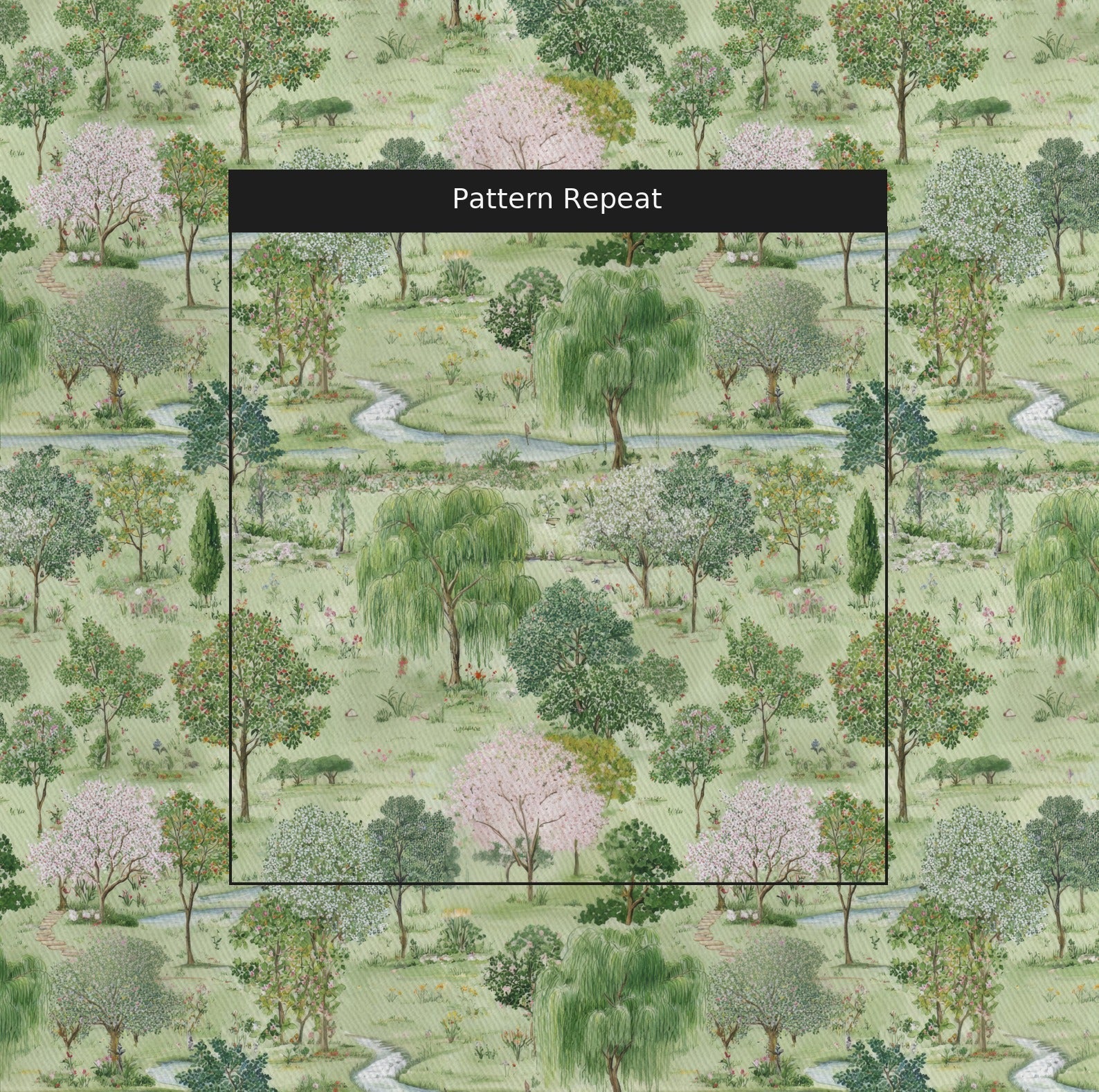 Willow Dreams - Fabric - Lemon Park