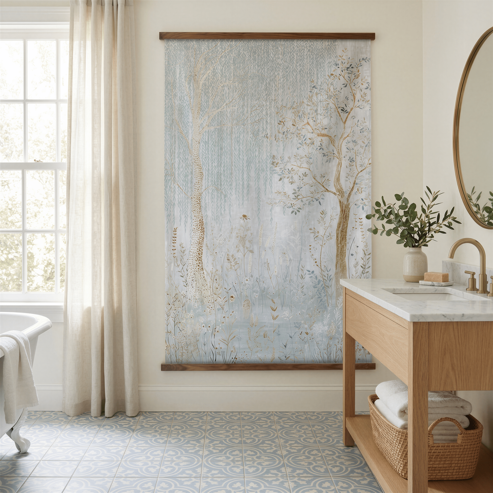 Willow Garden - Tapestry - Benton Lane Home - Lemon Park