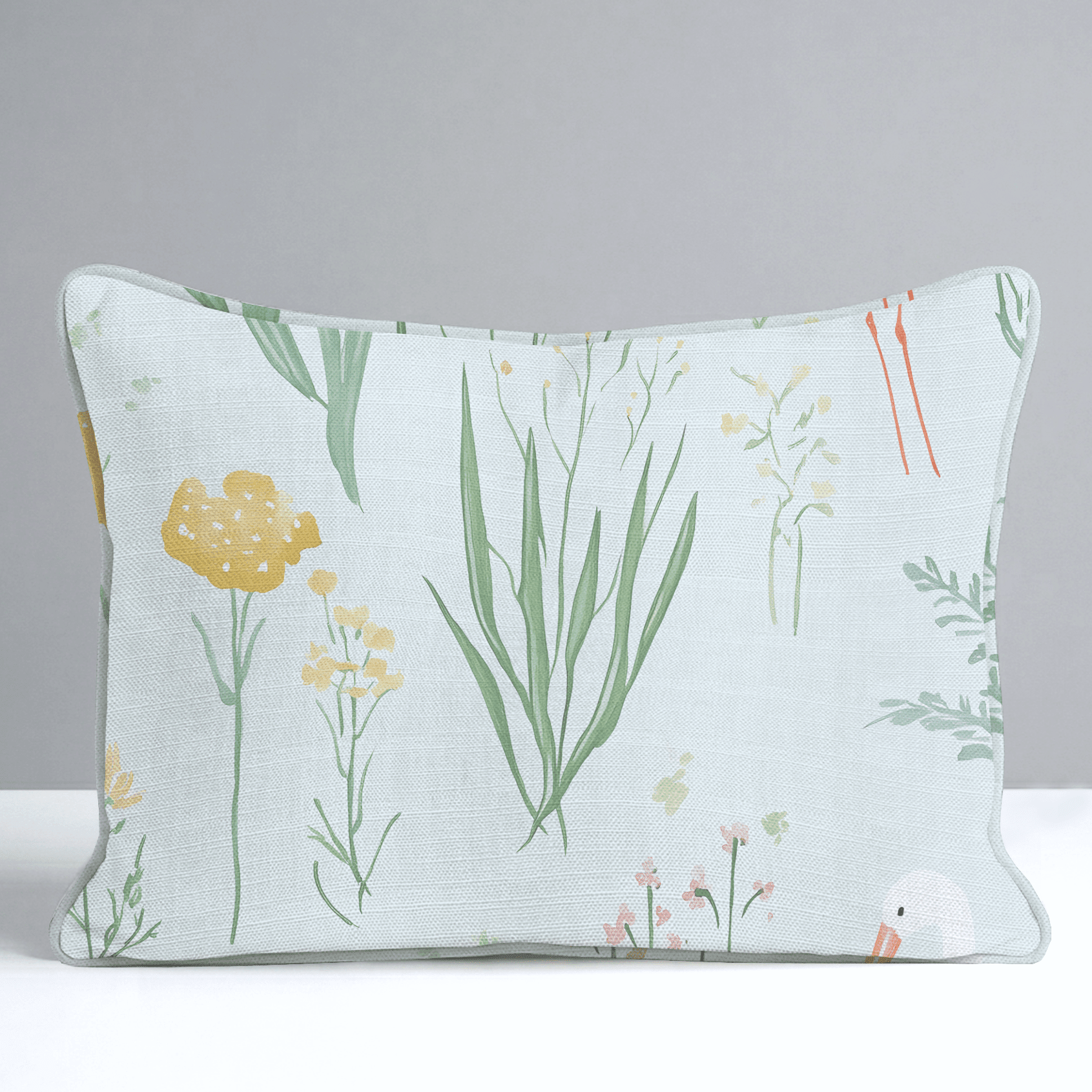 Willow Wading Throw Pillow - Benton Lane Home - Lemon Park