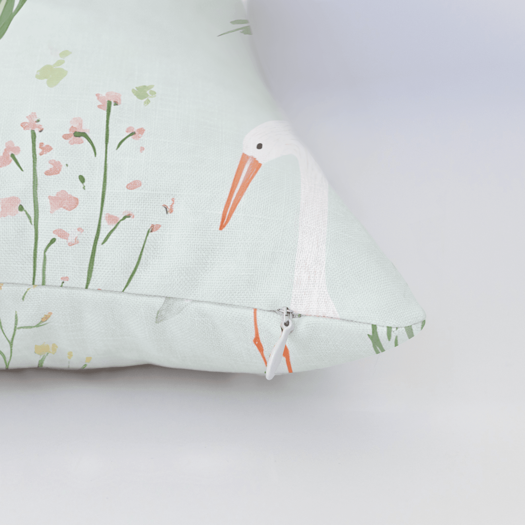 Willow Wading Throw Pillow - Benton Lane Home - Lemon Park