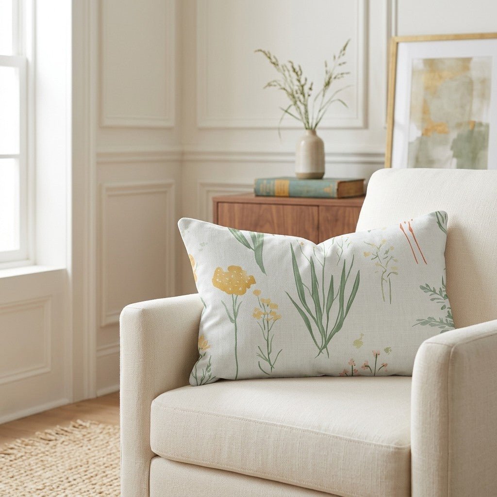 Willow Wading Throw Pillow - Benton Lane Home - Lemon Park