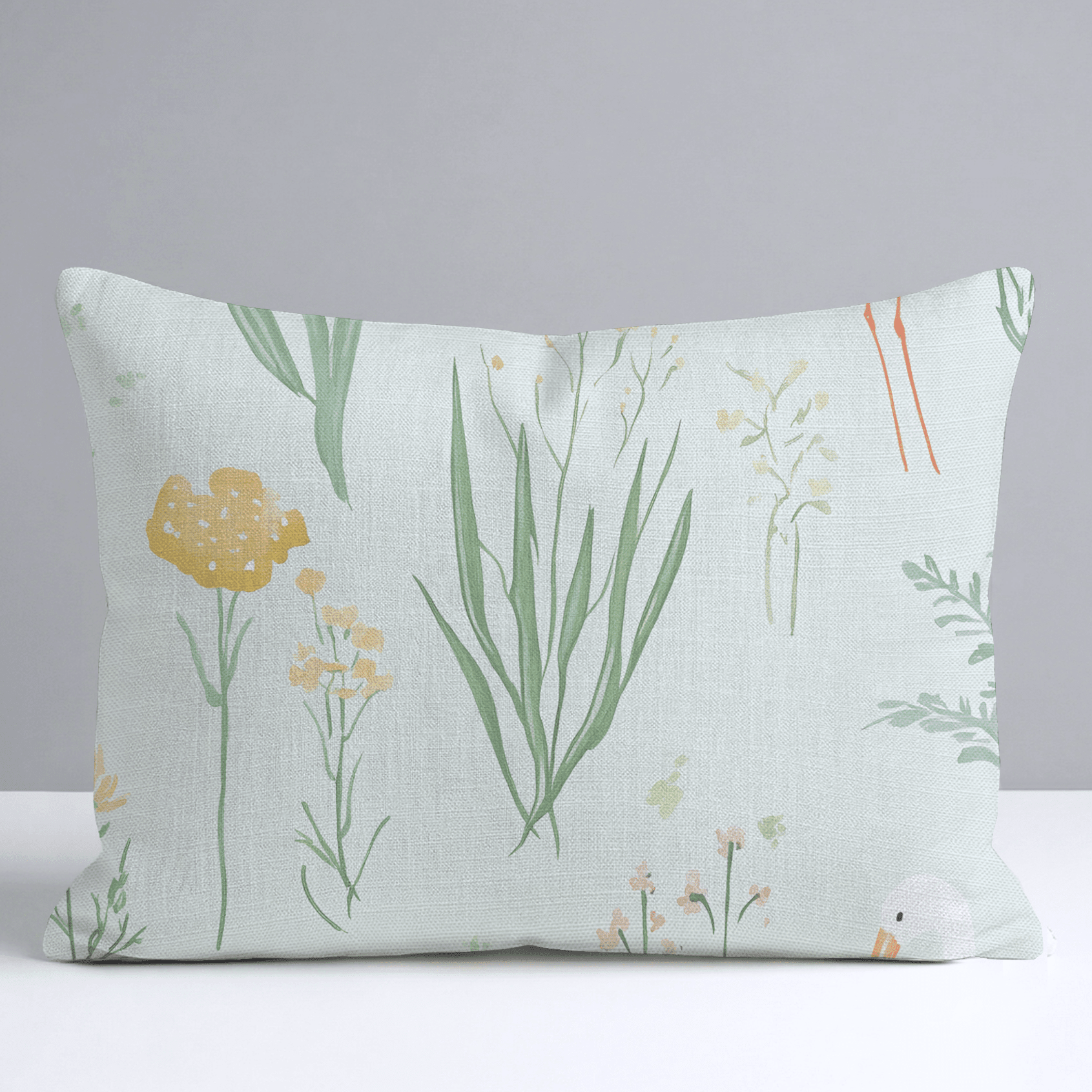 Willow Wading Throw Pillow - Benton Lane Home - Lemon Park