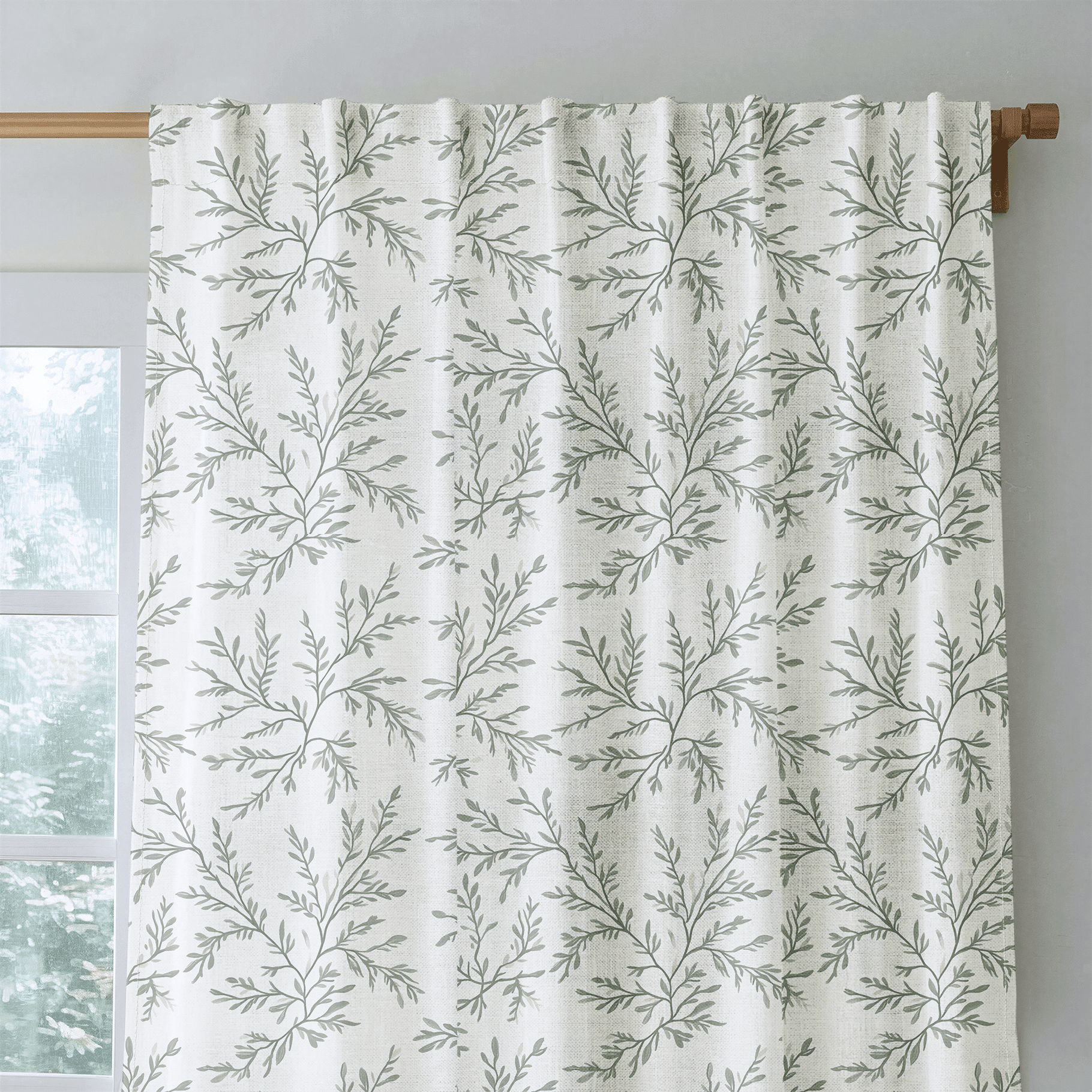Willow Wreath - Drapery - Benton Lane Home - Lemon Park