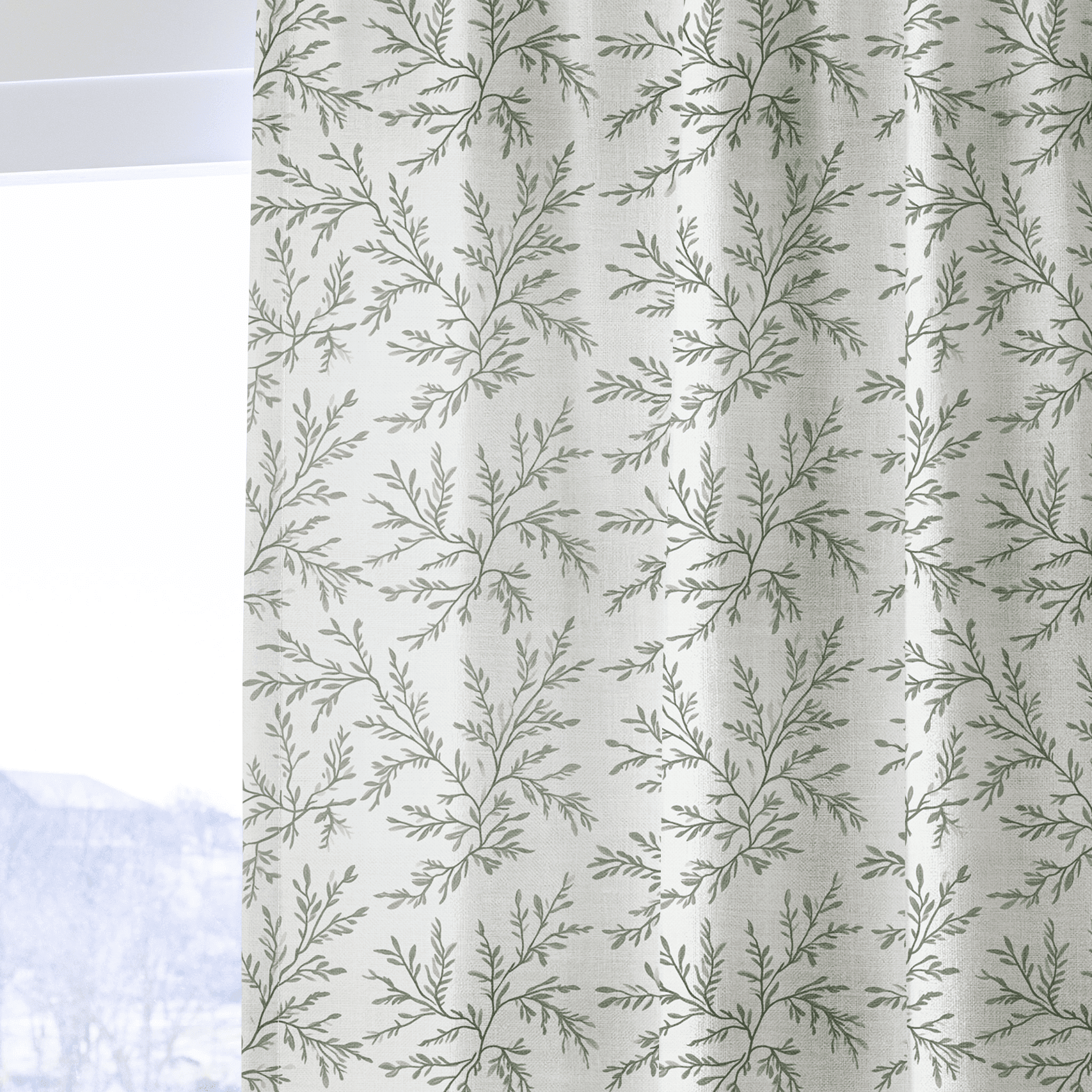 Willow Wreath - Drapery - Benton Lane Home - Lemon Park
