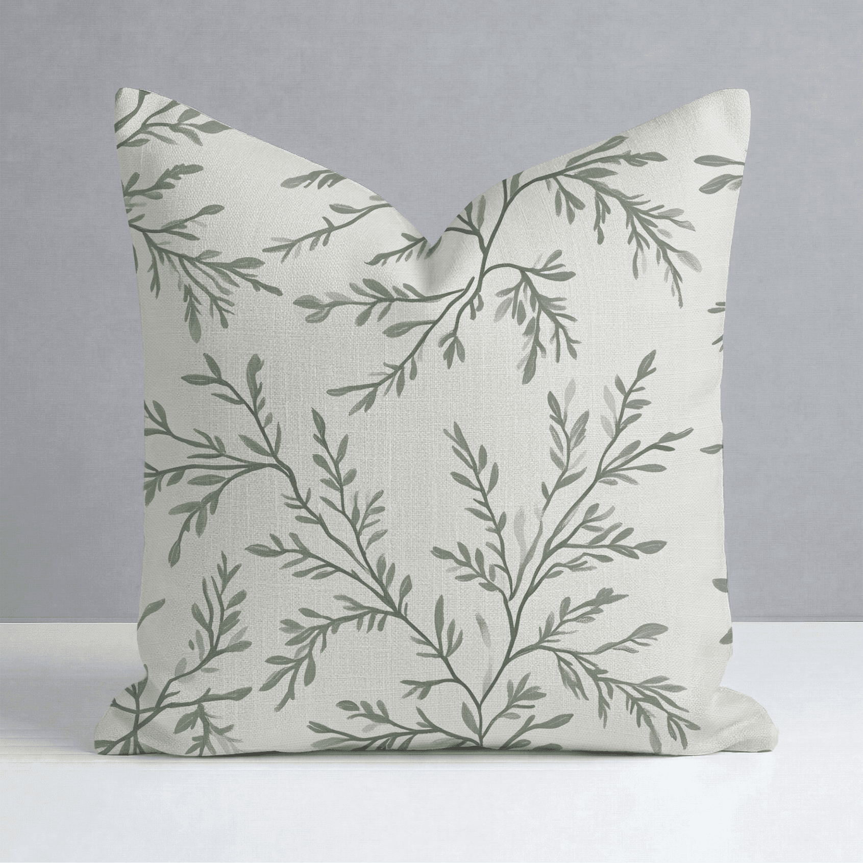 Willow Wreath Throw Pillow - Benton Lane Home - Lemon Park