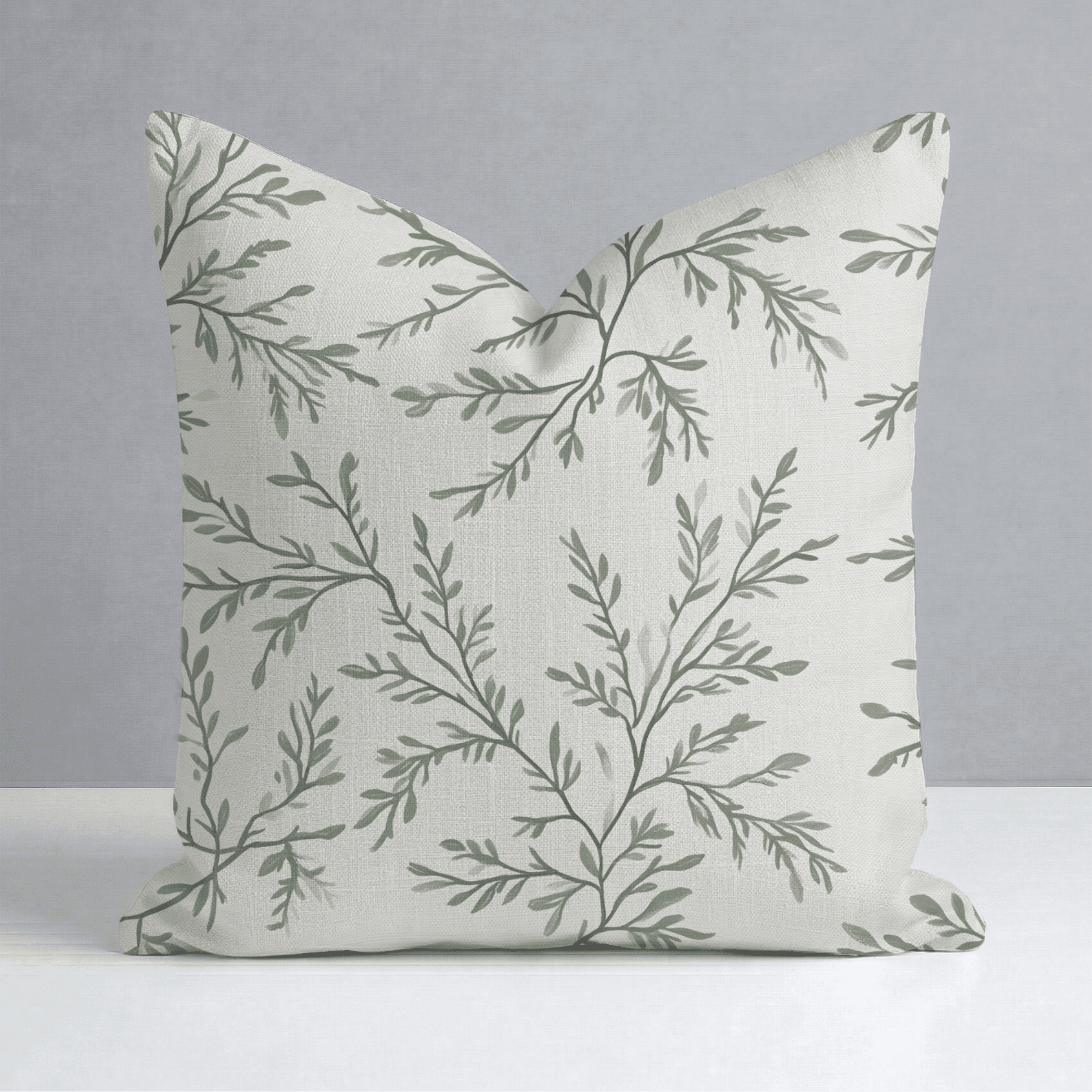 Willow Wreath Throw Pillow - Benton Lane Home - Lemon Park