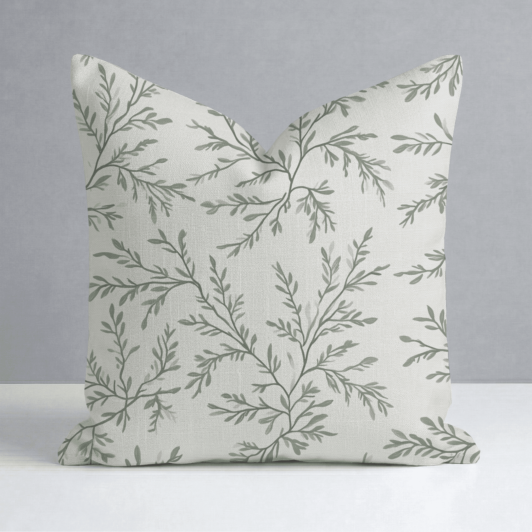 Willow Wreath Throw Pillow - Benton Lane Home - Lemon Park