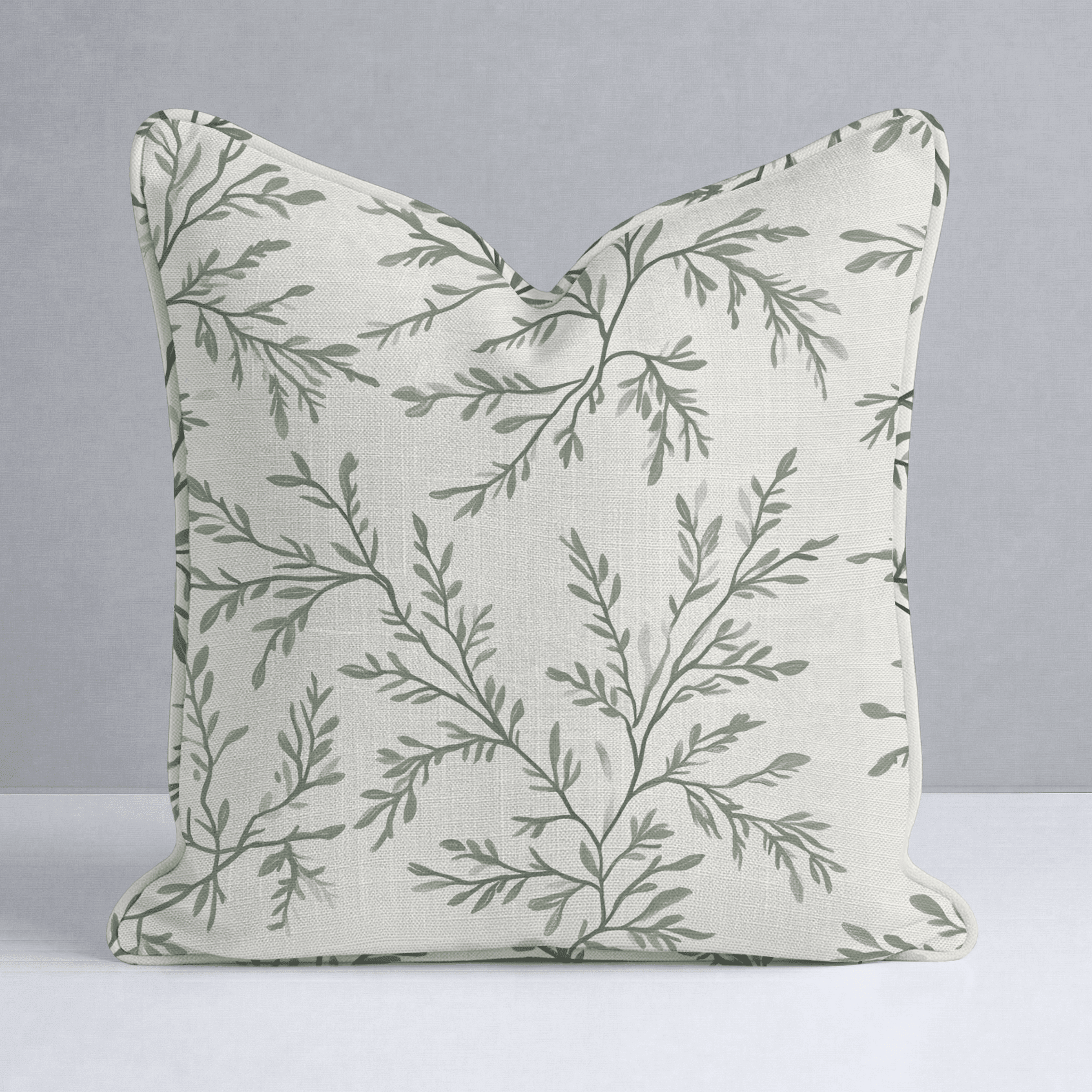 Willow Wreath Throw Pillow - Benton Lane Home - Lemon Park